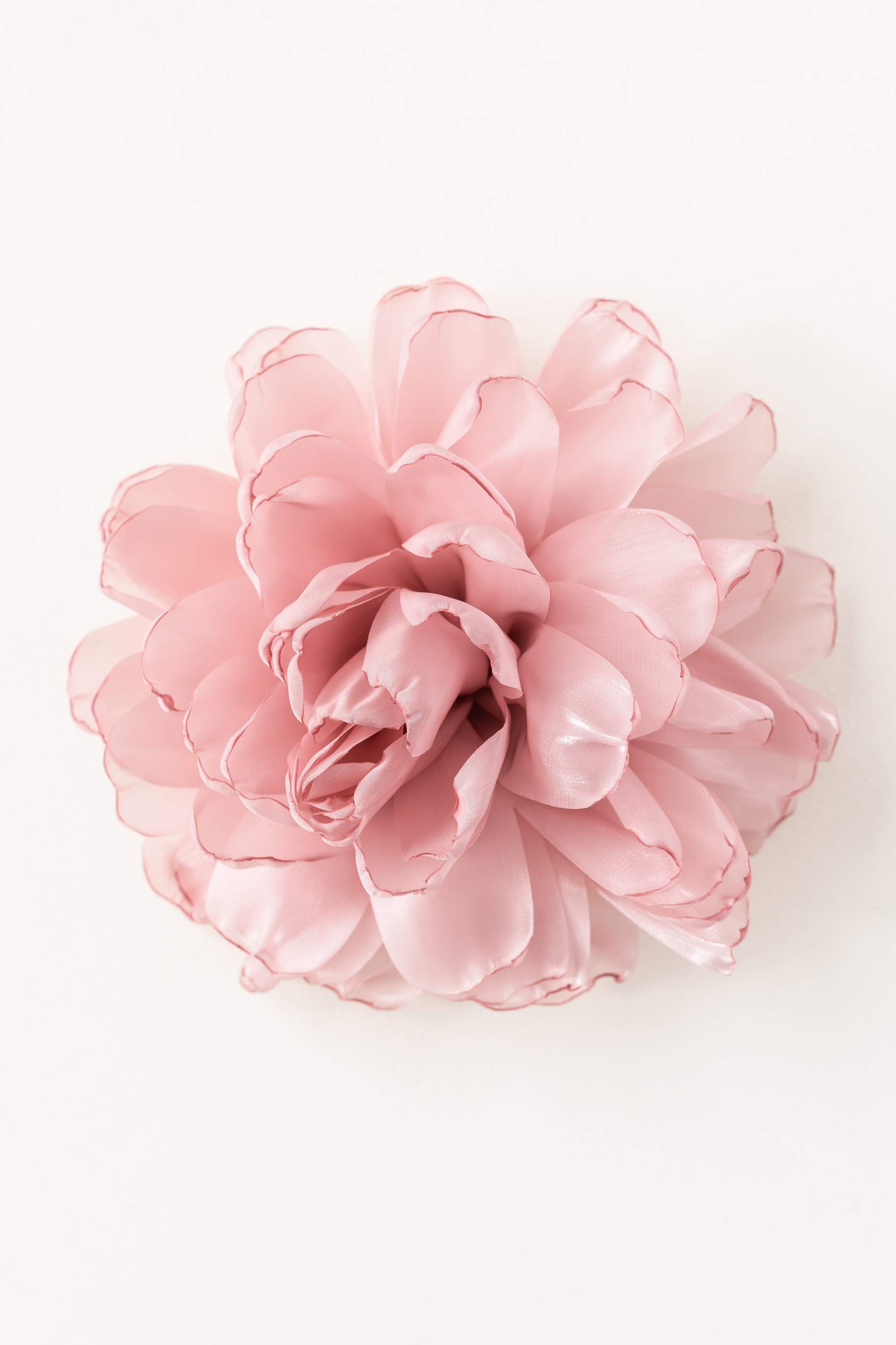 BROCHE FLOR SATINADA ROSA