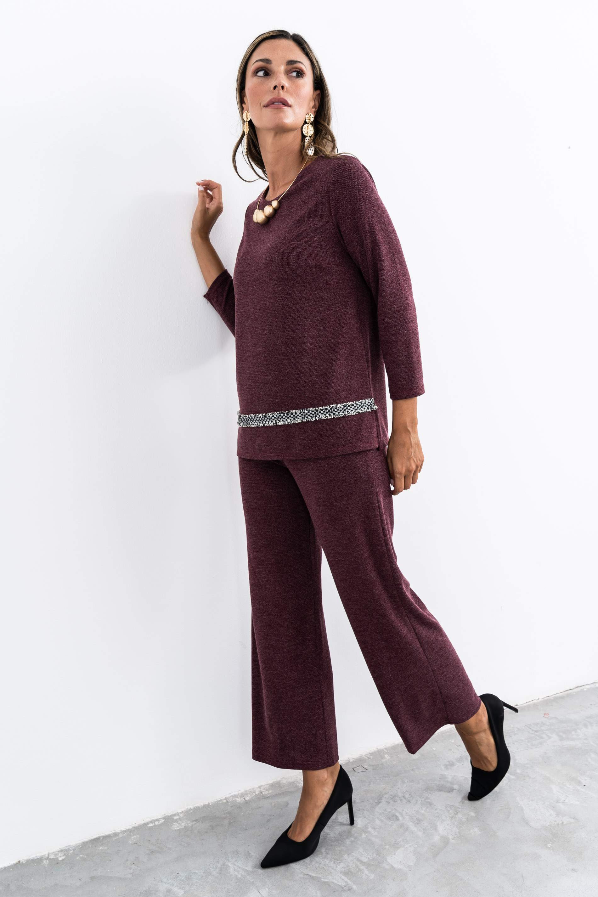 PANTALON PUNTO TEXTURA