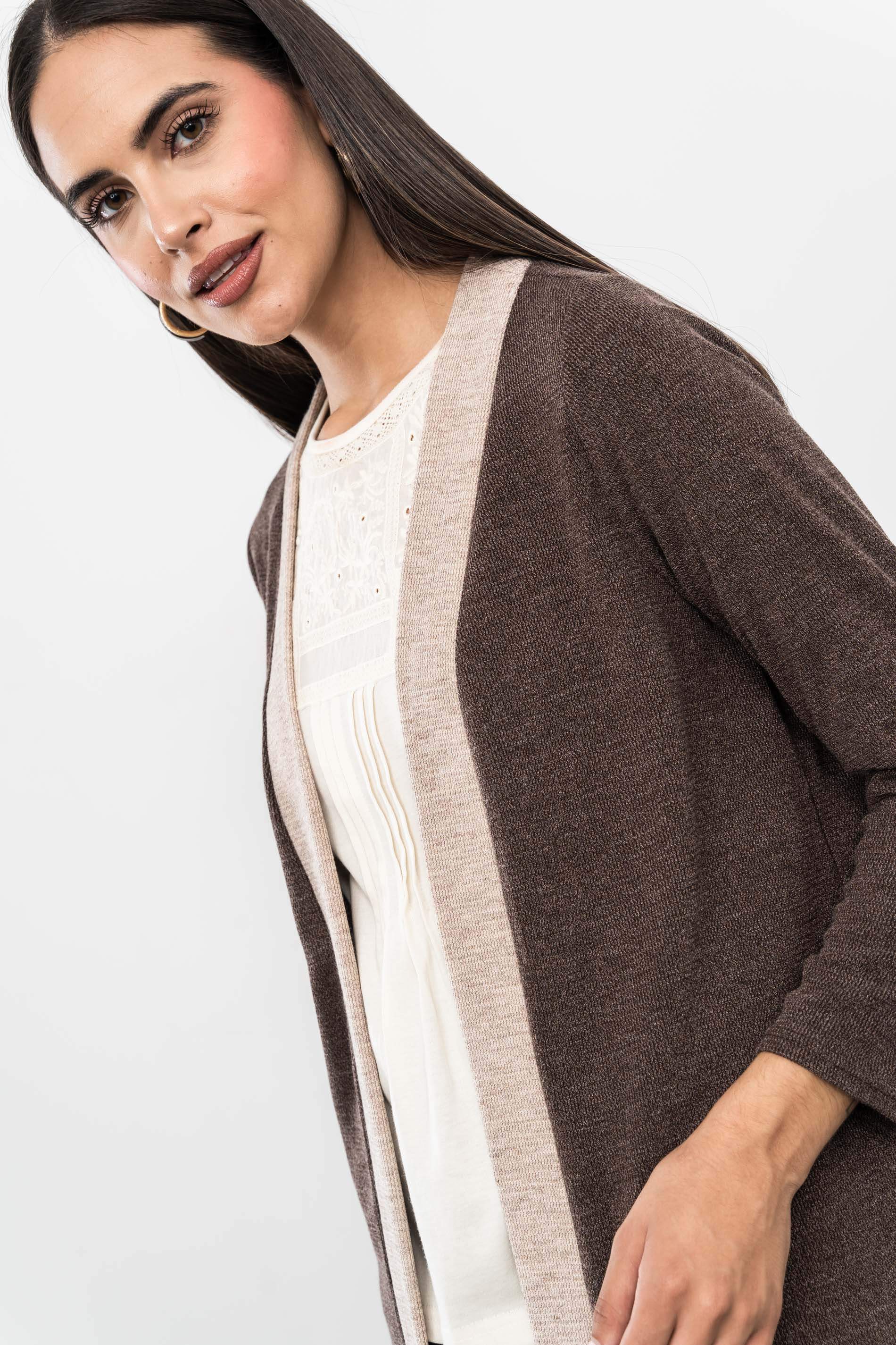 CHAQUETA PUNTO TEXTURA
