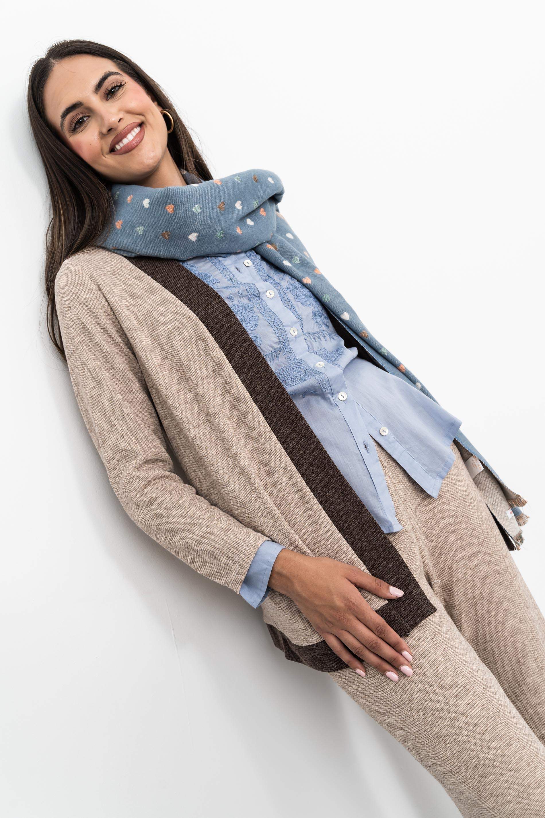 CHAQUETA PUNTO TEXTURA