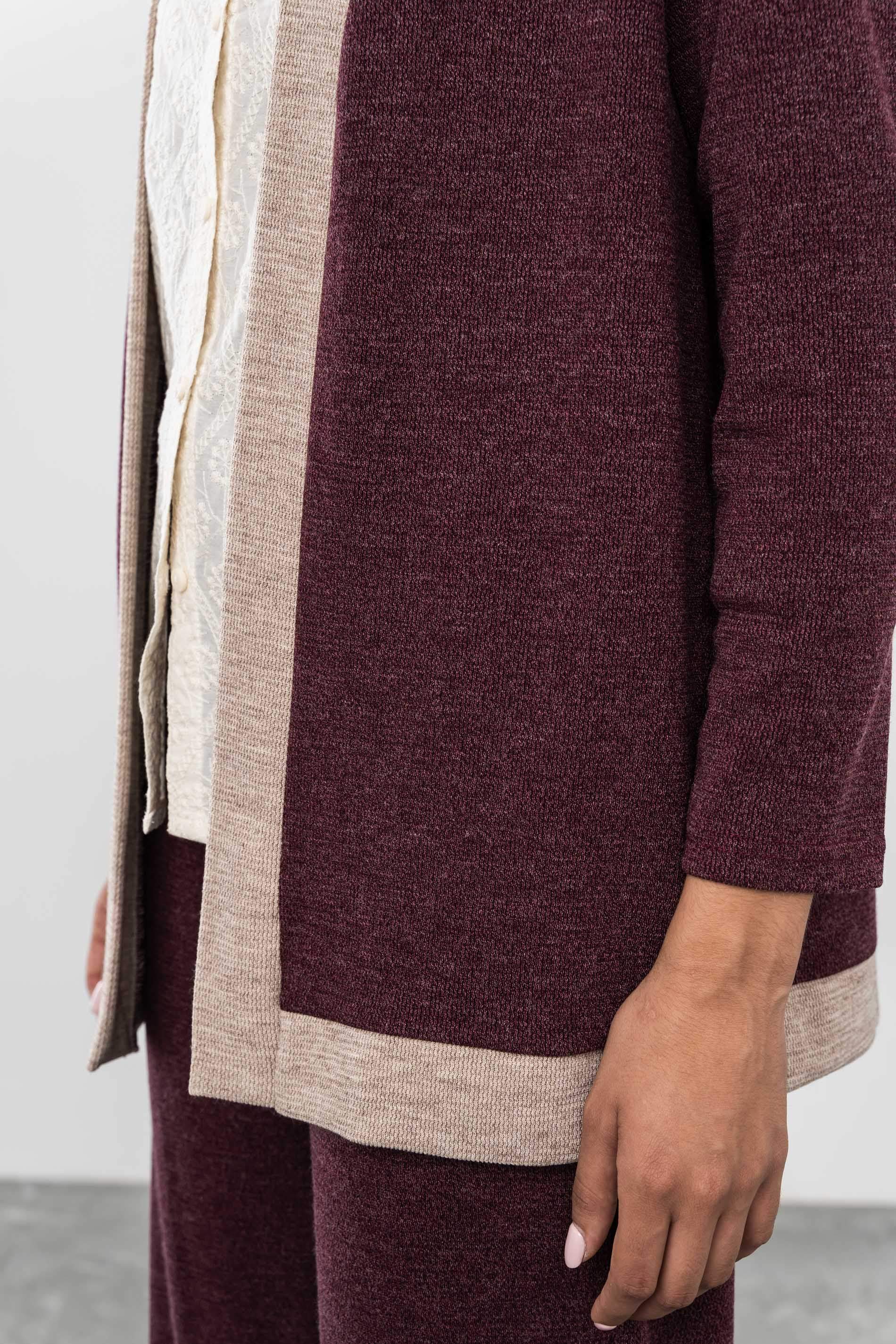 CHAQUETA PUNTO TEXTURA