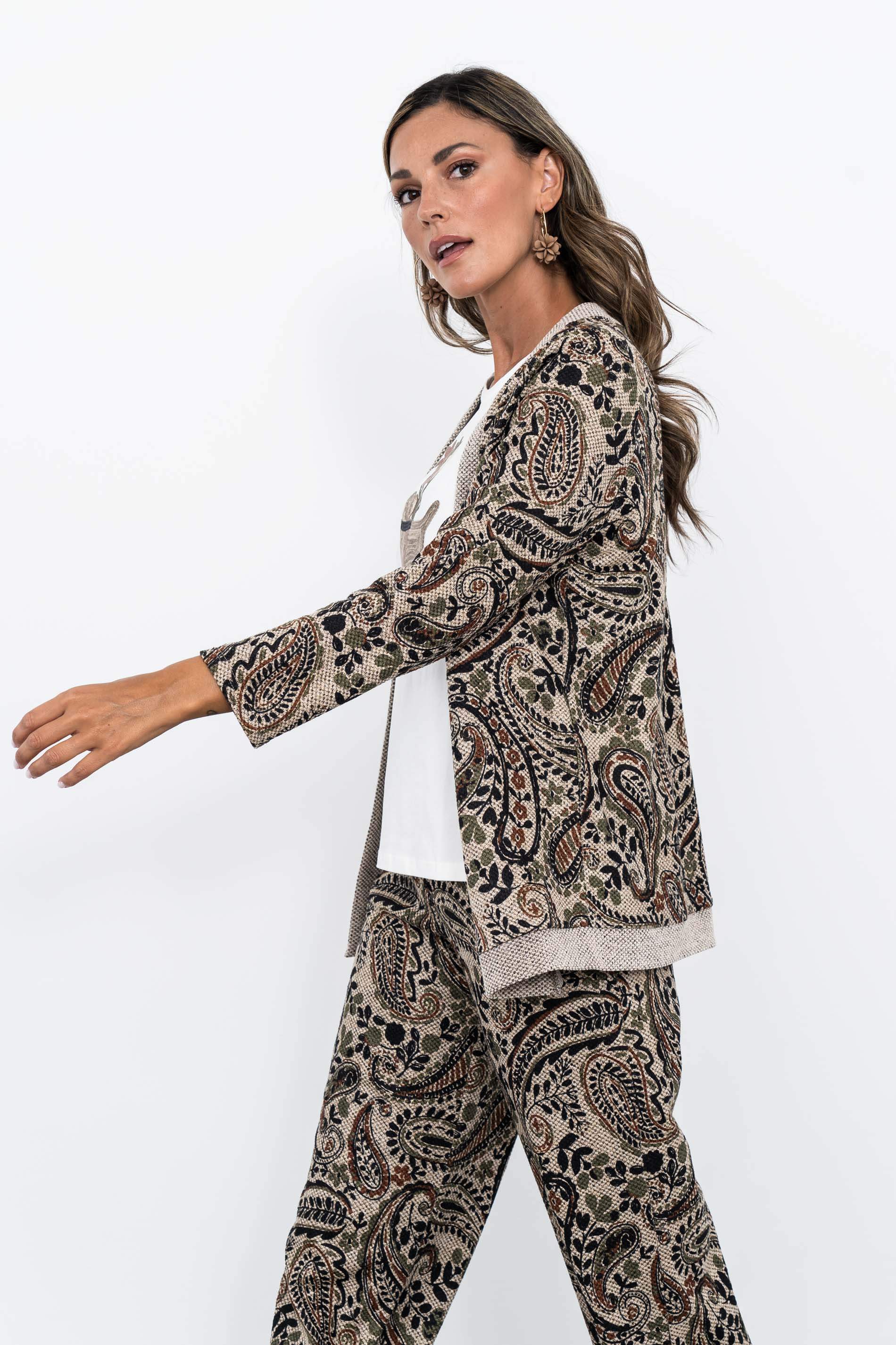 PANTALON PUNTO TEXTURA CACHEMIRE