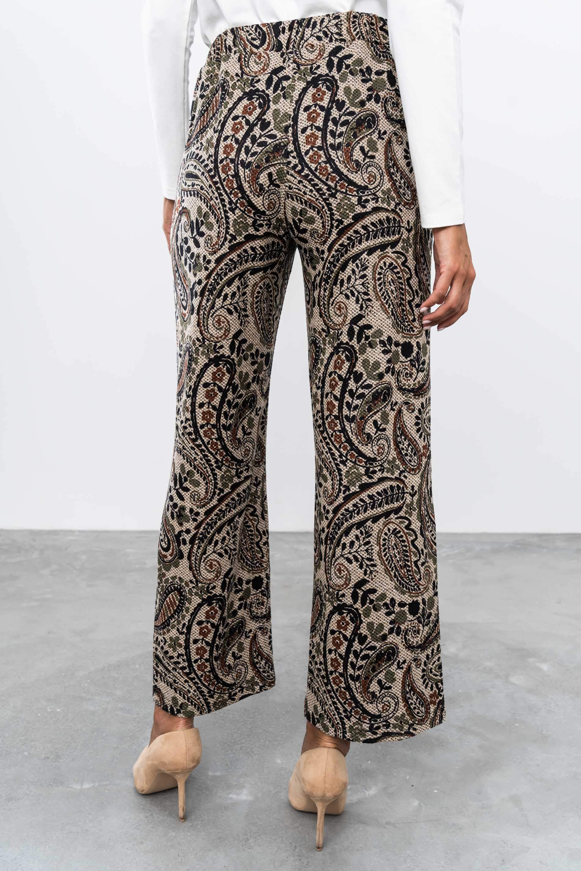 PANTALON PUNTO TEXTURA CACHEMIRE