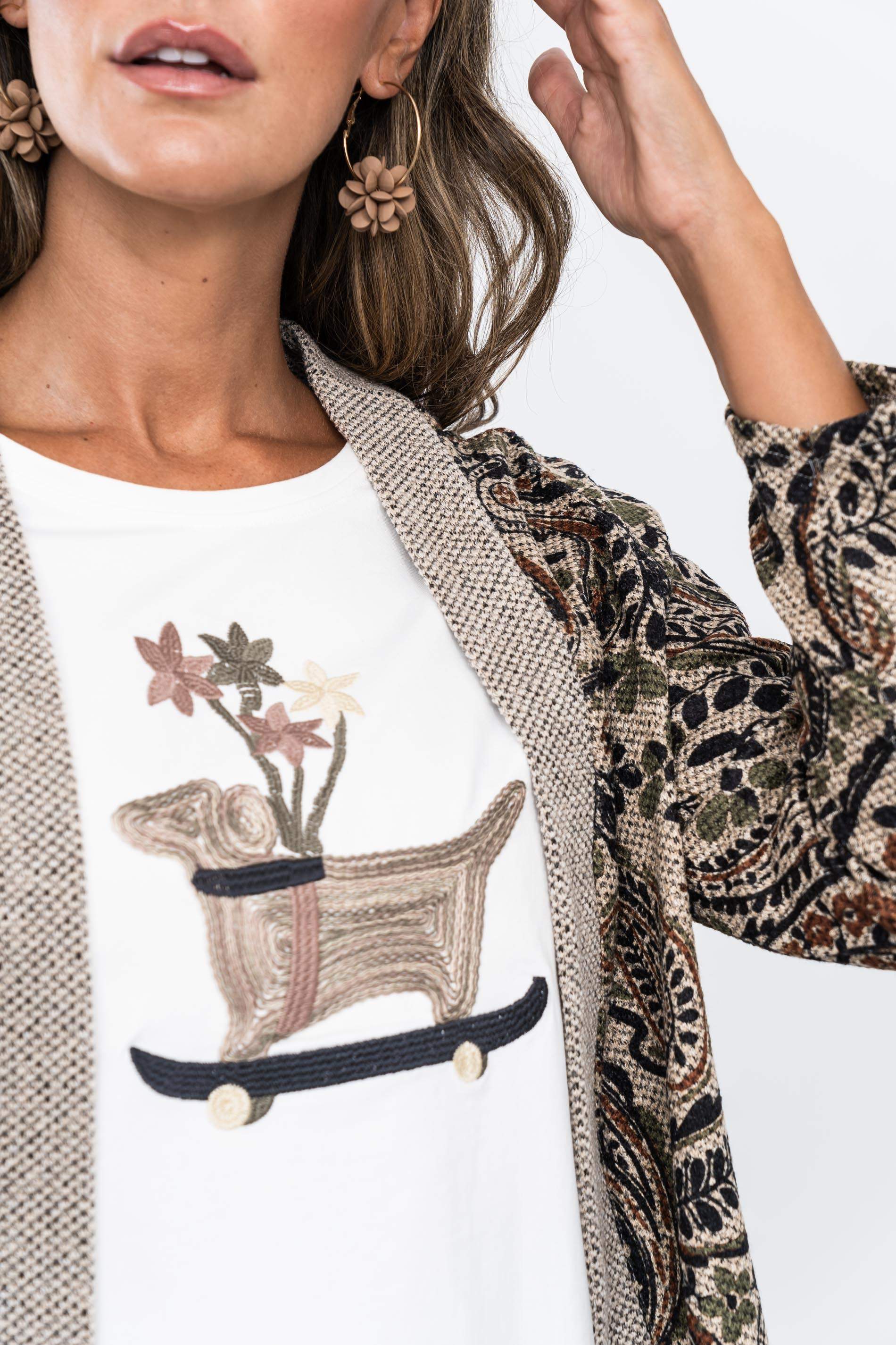 CHAQUETA PUNTO TEXTURA CACHEMIRE