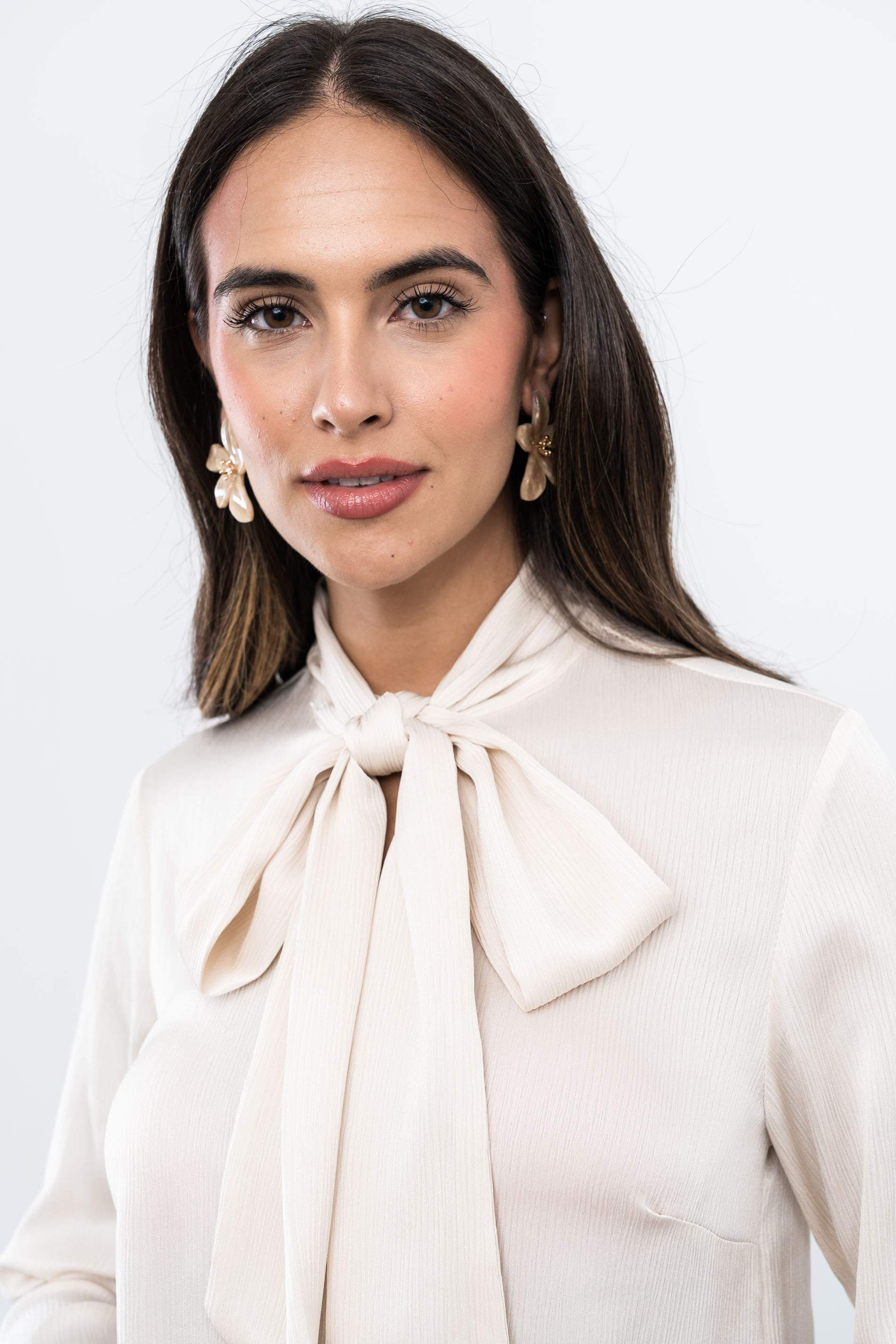 BLUSA LAZADA SATINADA