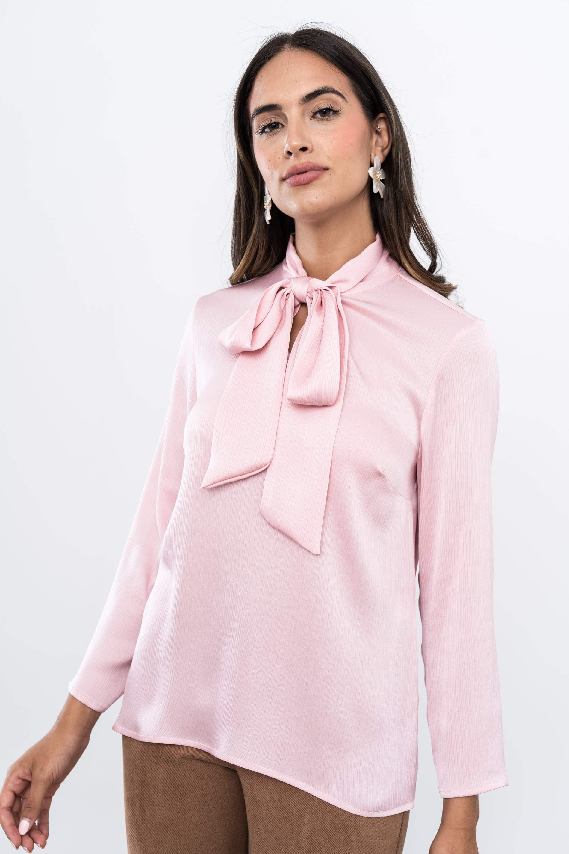 BLUSA LAZADA SATINADA