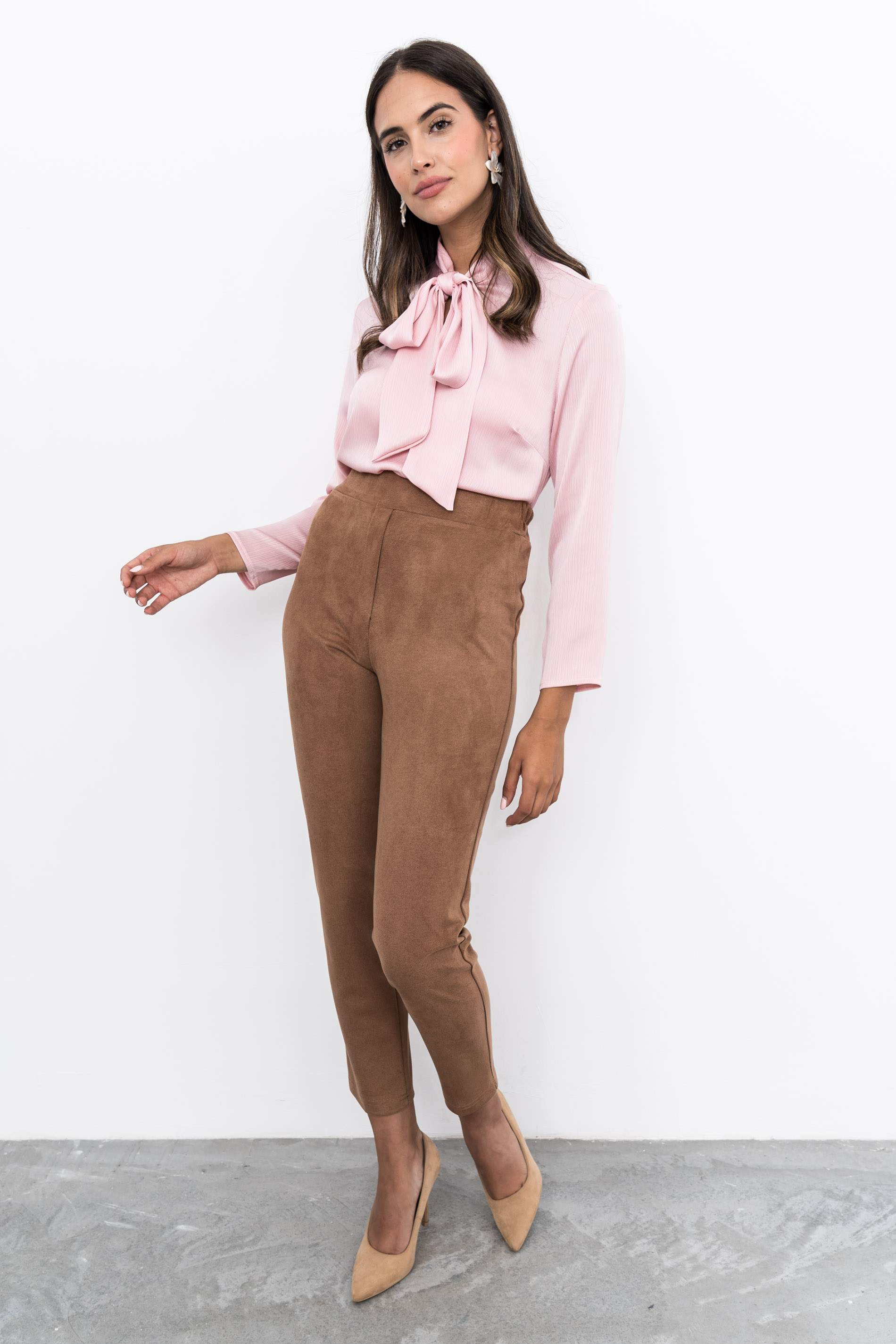 BLUSA LAZADA SATINADA
