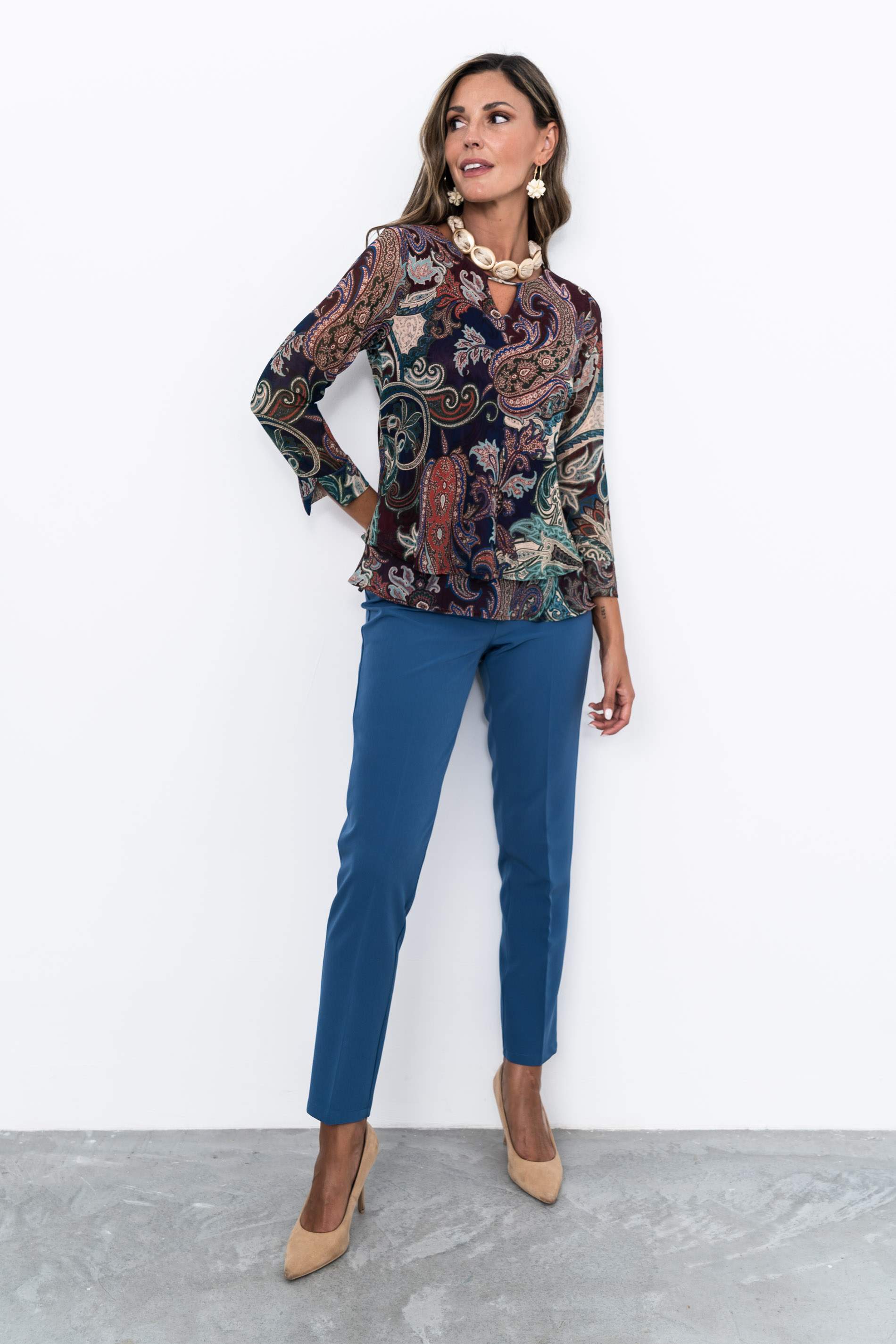 BLUSA CACHEMIRE DOBLE CAPA