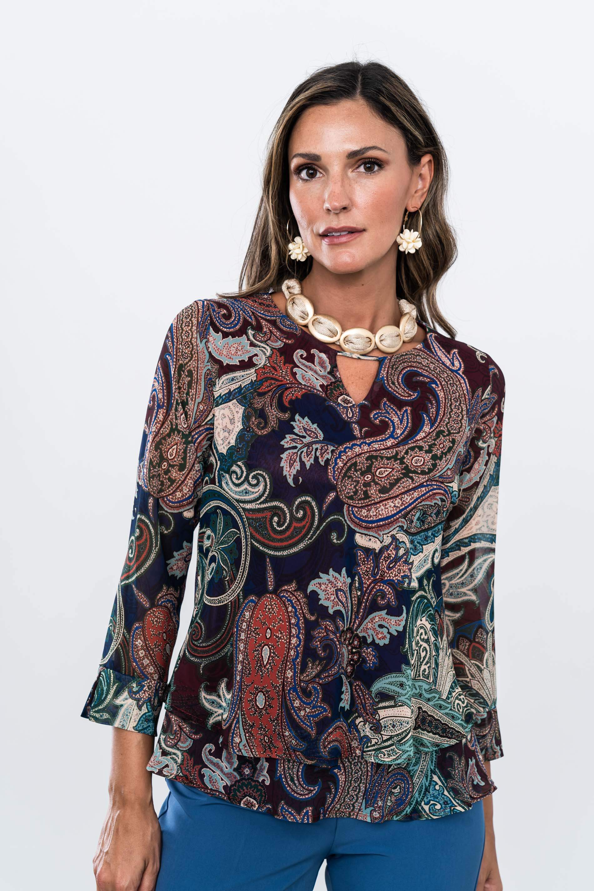 BLUSA CACHEMIRE DOBLE CAPA
