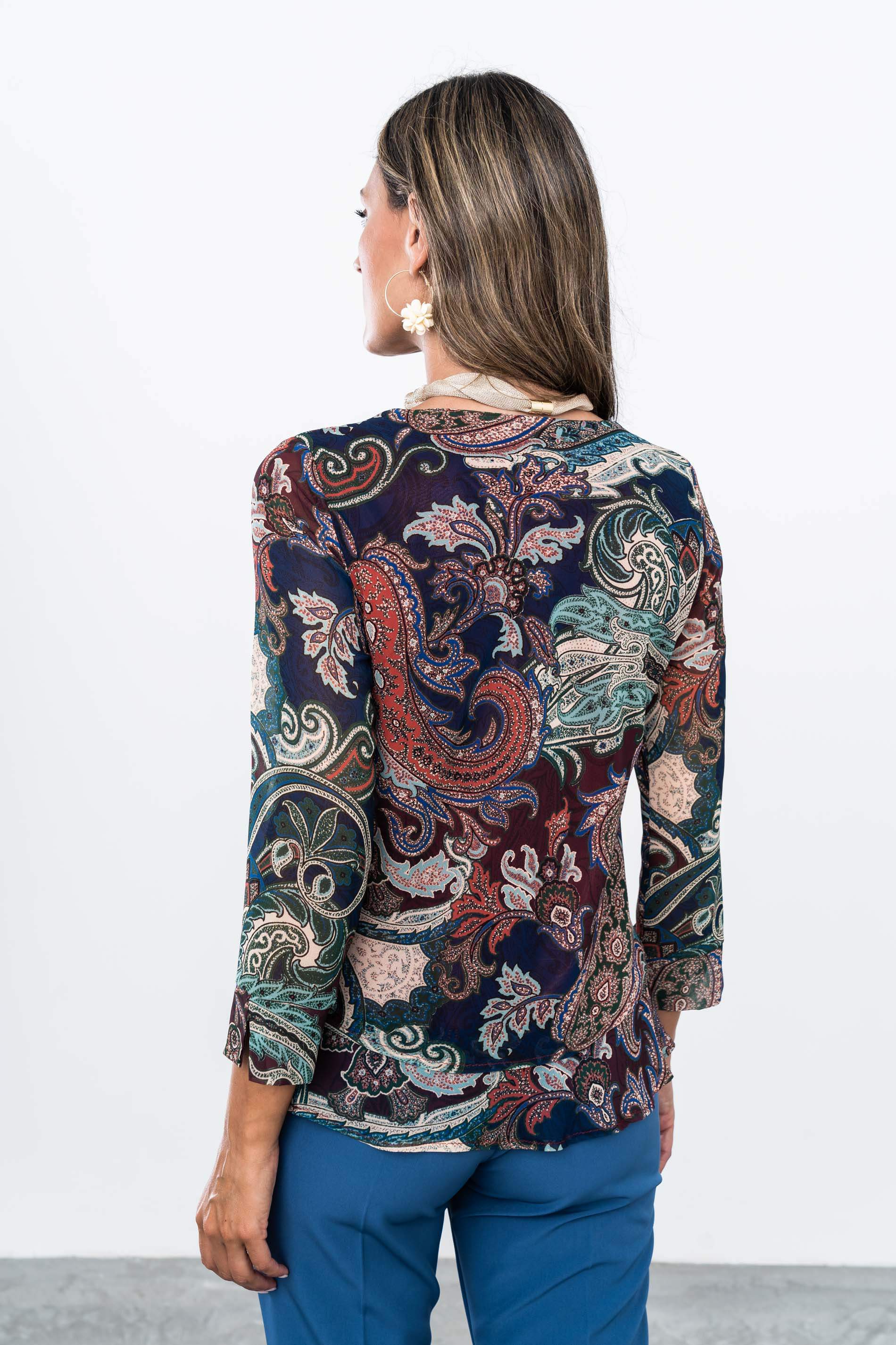 BLUSA CACHEMIRE DOBLE CAPA