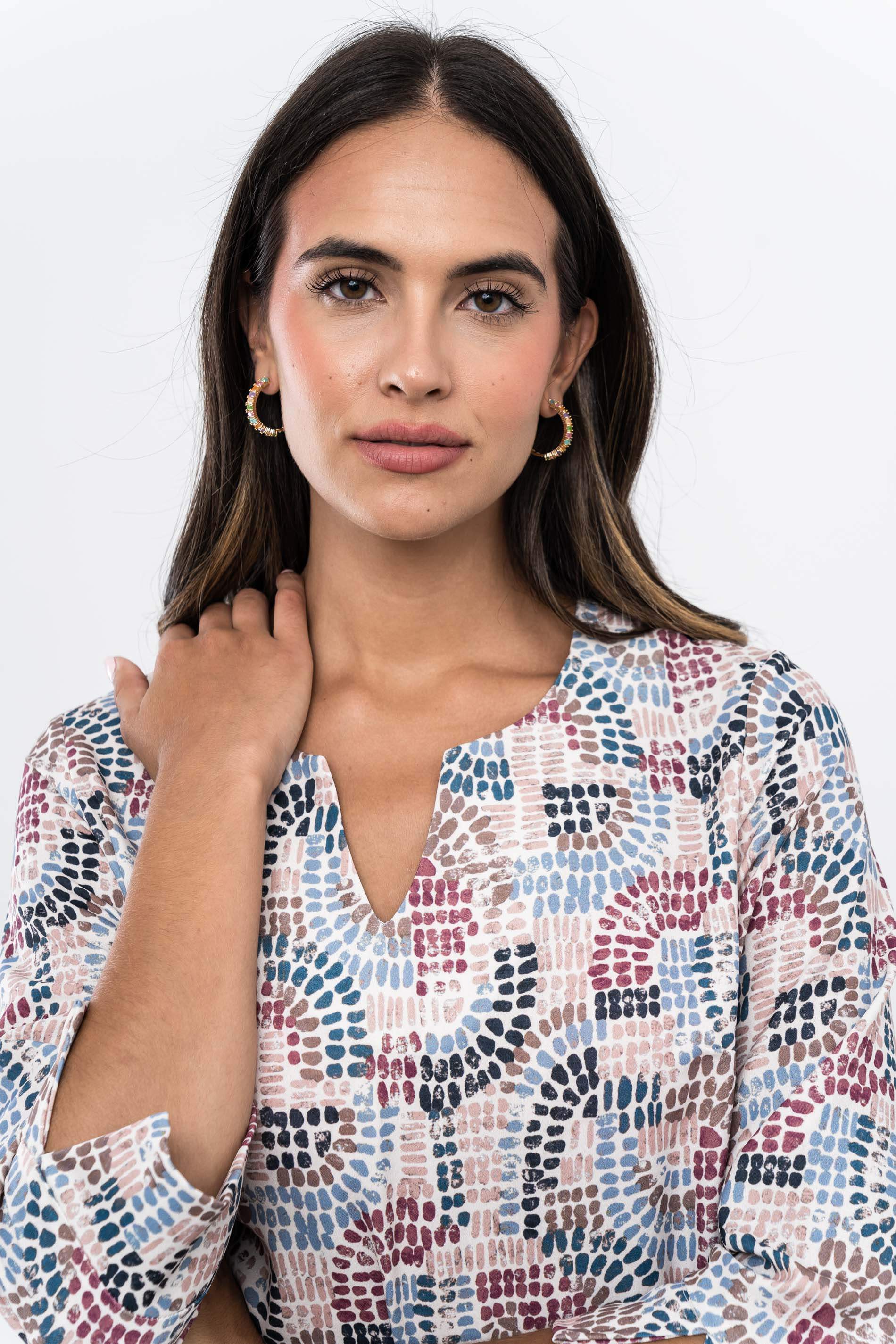 BLUSA PINCELADAS COLOR