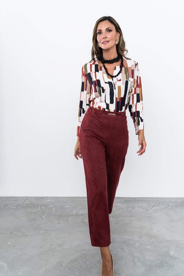 BLUSA TABLA TRAZOS COLOR