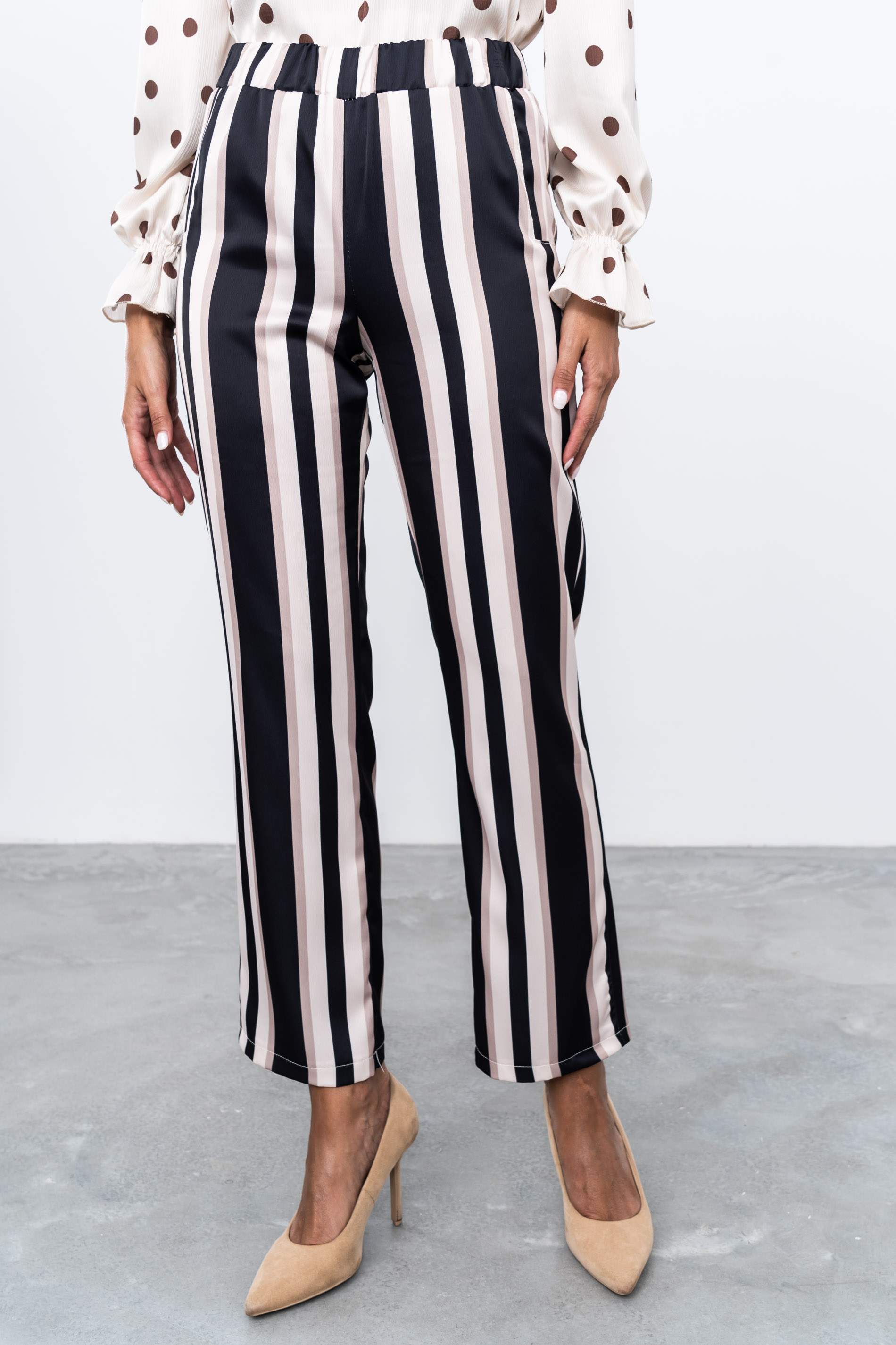 PANTALON RECTO RAYAS SATINADO