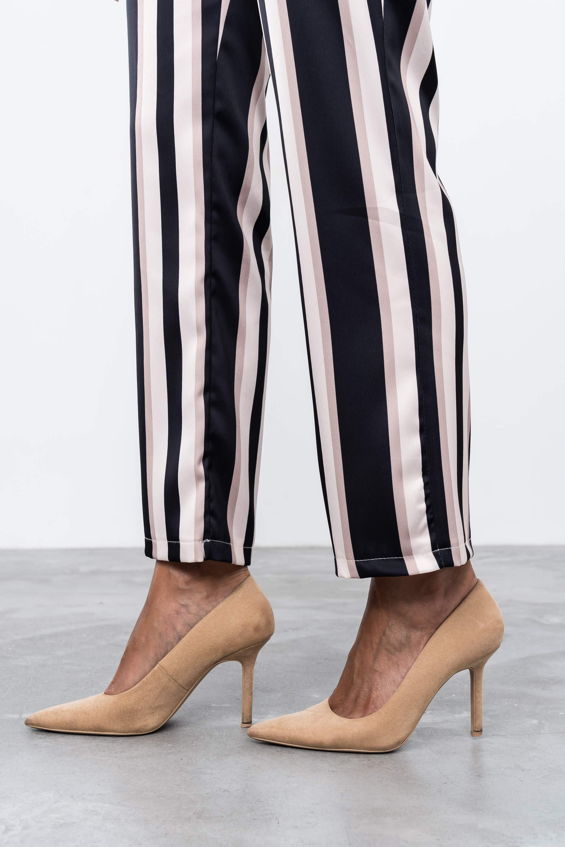 PANTALON RECTO RAYAS SATINADO