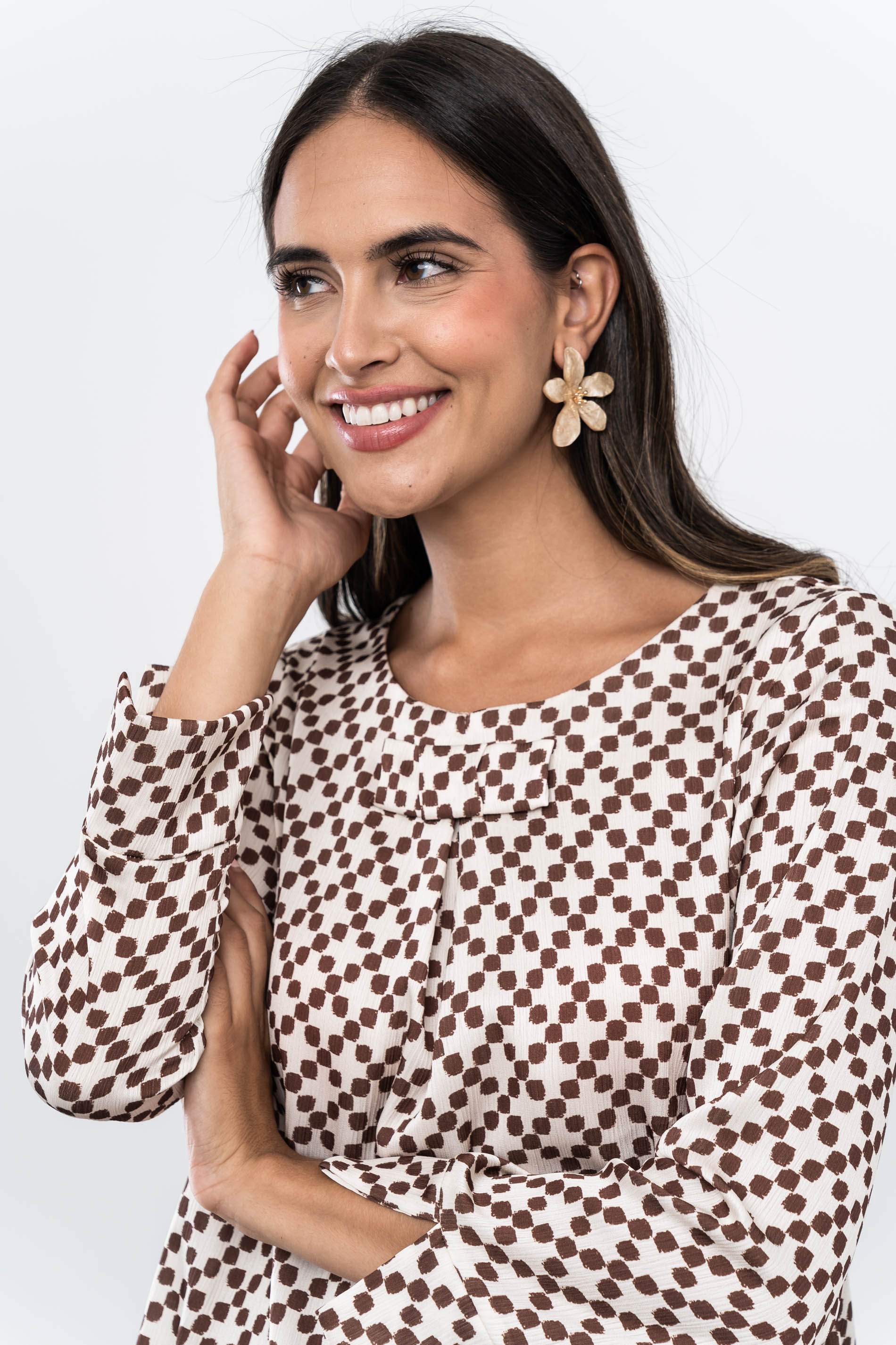 BLUSA DETALLE ROMBITO