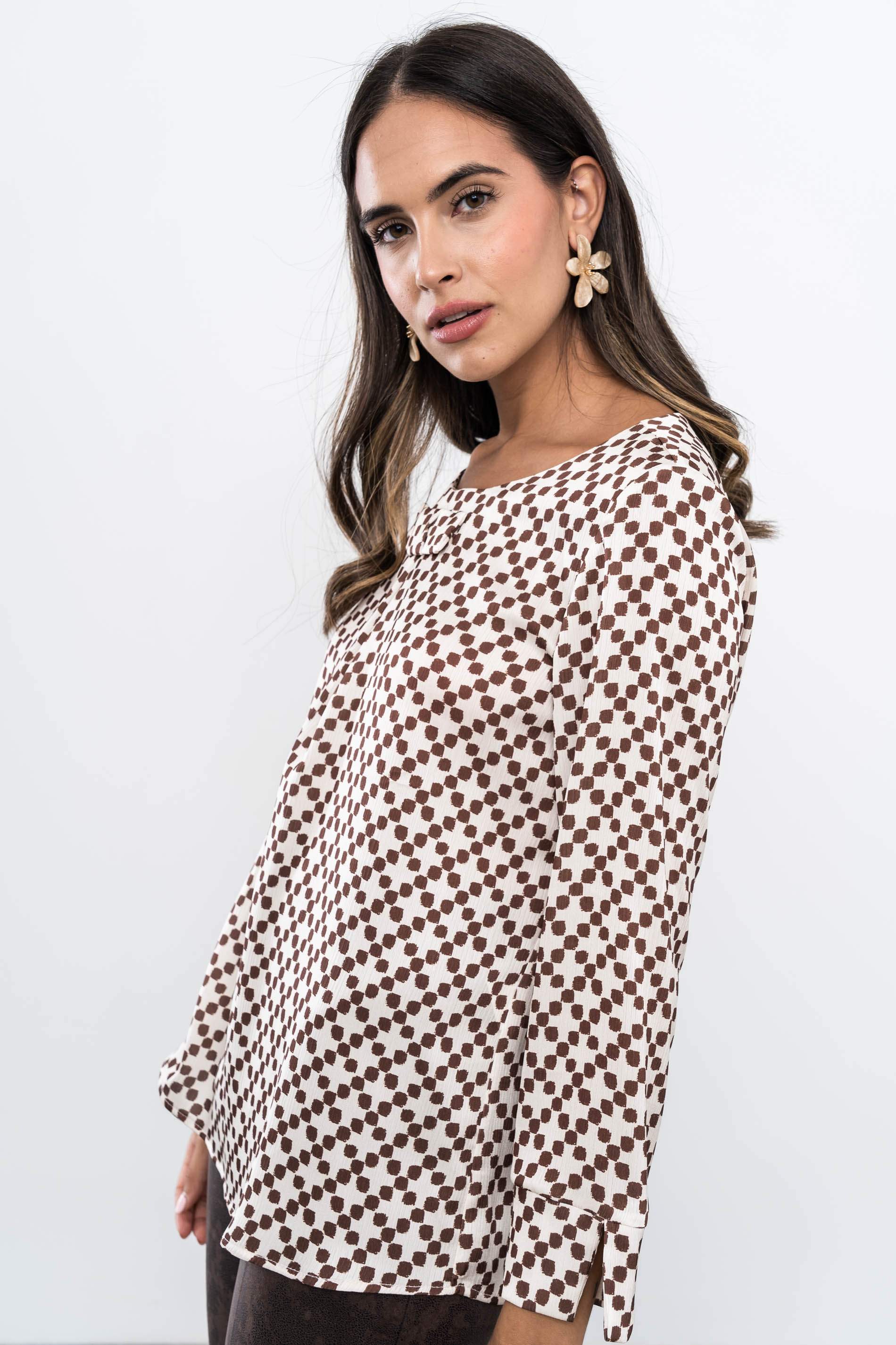 BLUSA DETALLE ROMBITO