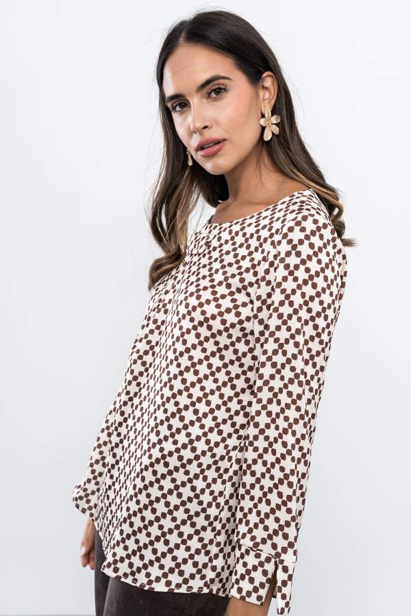 BLUSA DETALLE ROMBITO