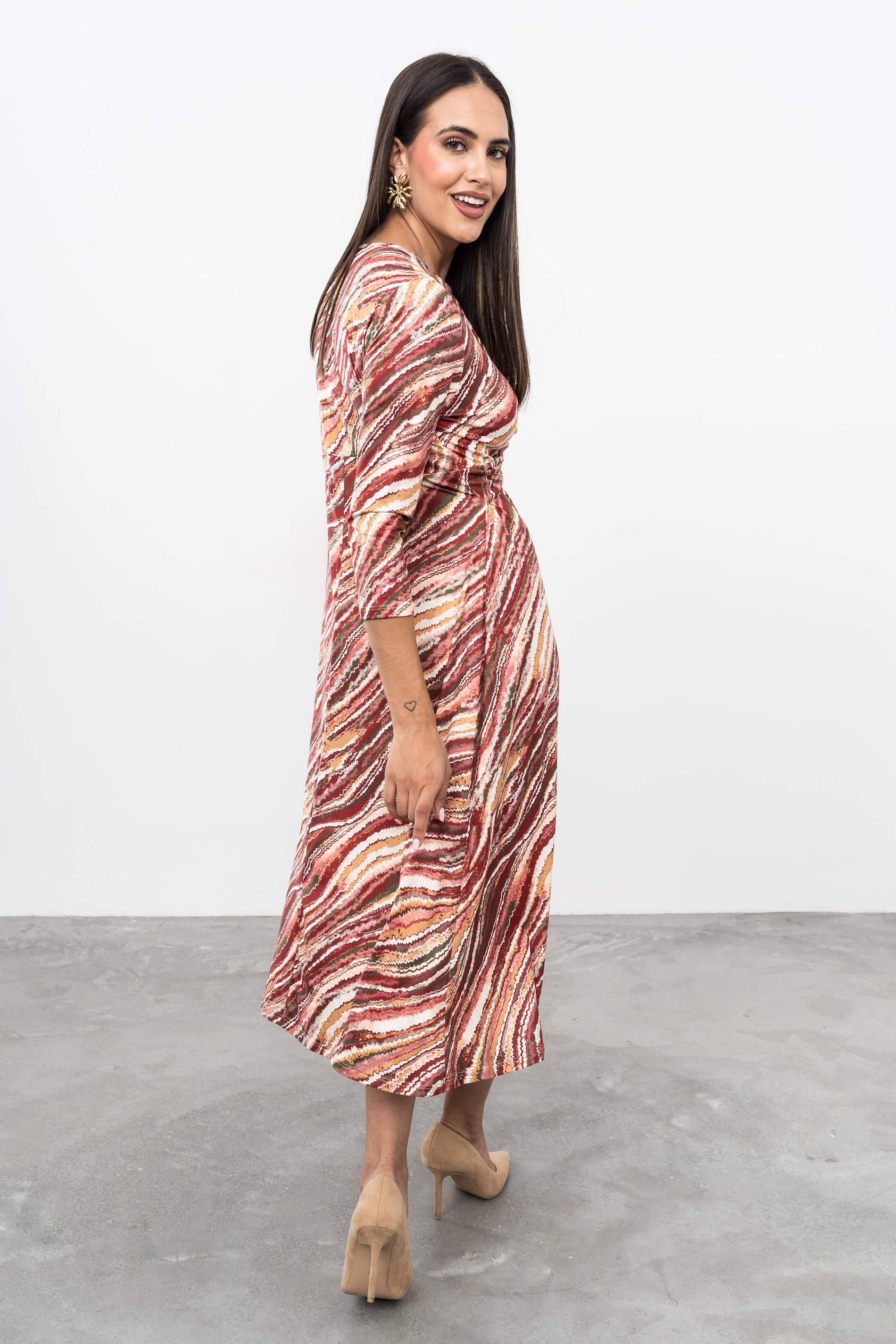 VESTIDO NUDO ONDAS