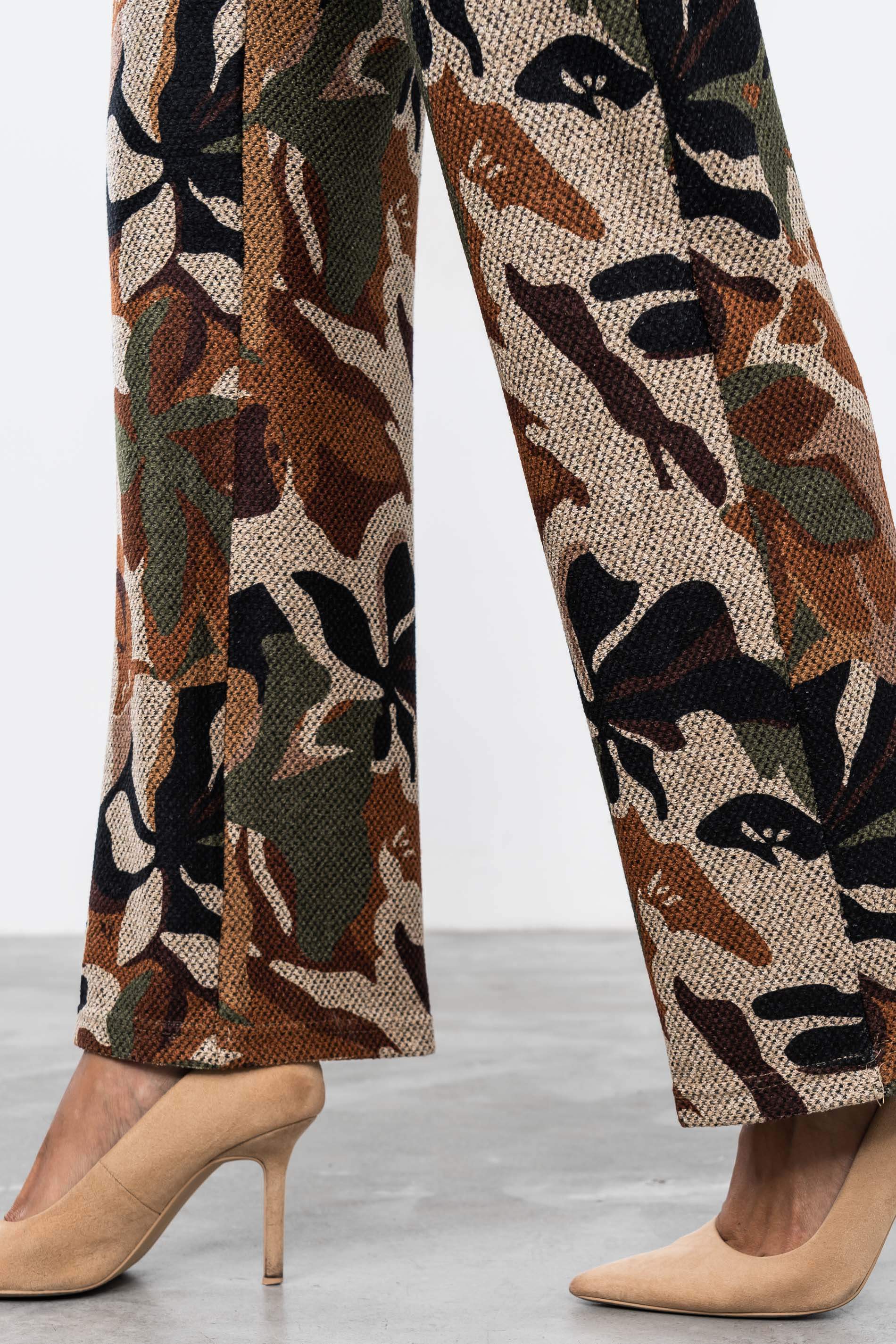 PANTALON PUNTO HOJAS