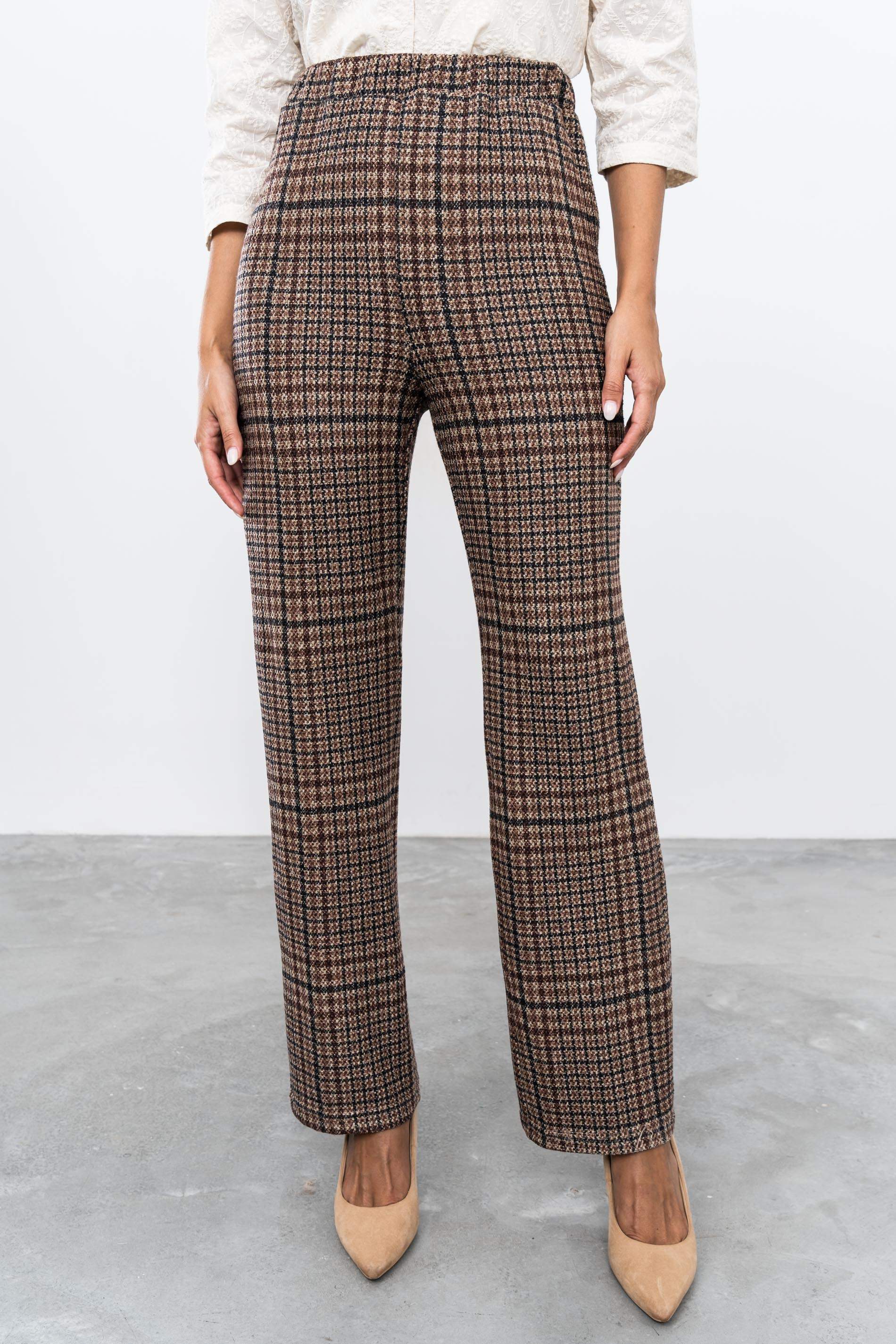 PANTALÓN PUNTO PATA DE GALLO