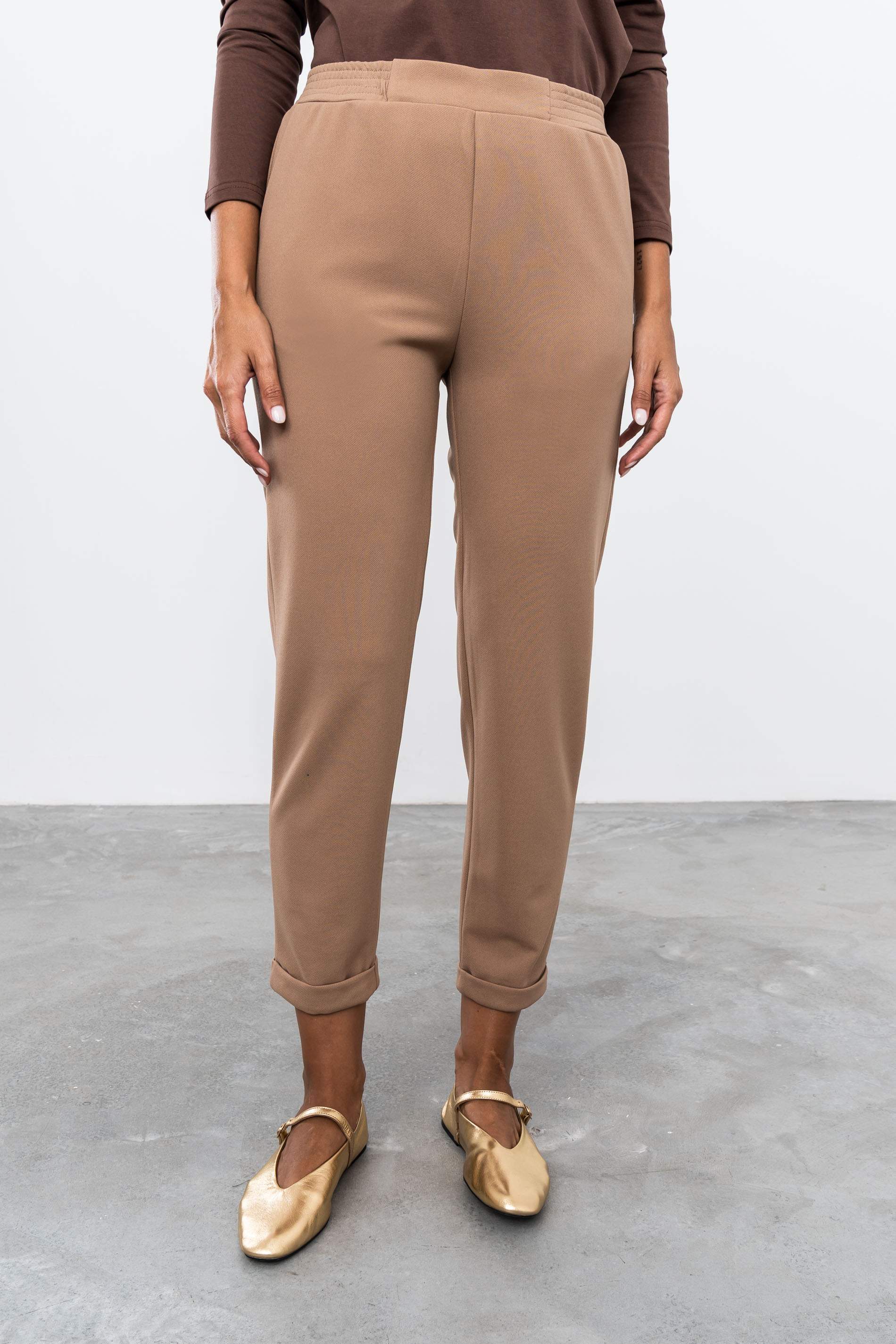 PANTALÓN CINTURA ELÁSTICA VUELTA