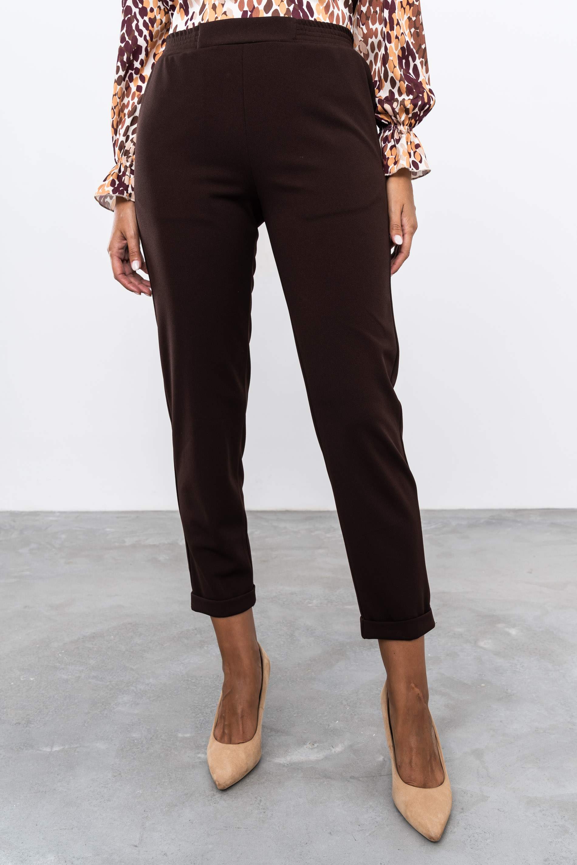 PANTALÓN CINTURA ELÁSTICA VUELTA