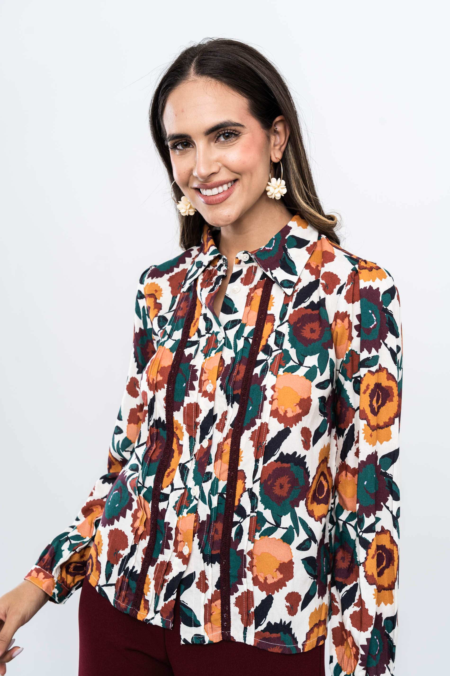 BLUSA FLORAL JARETAS