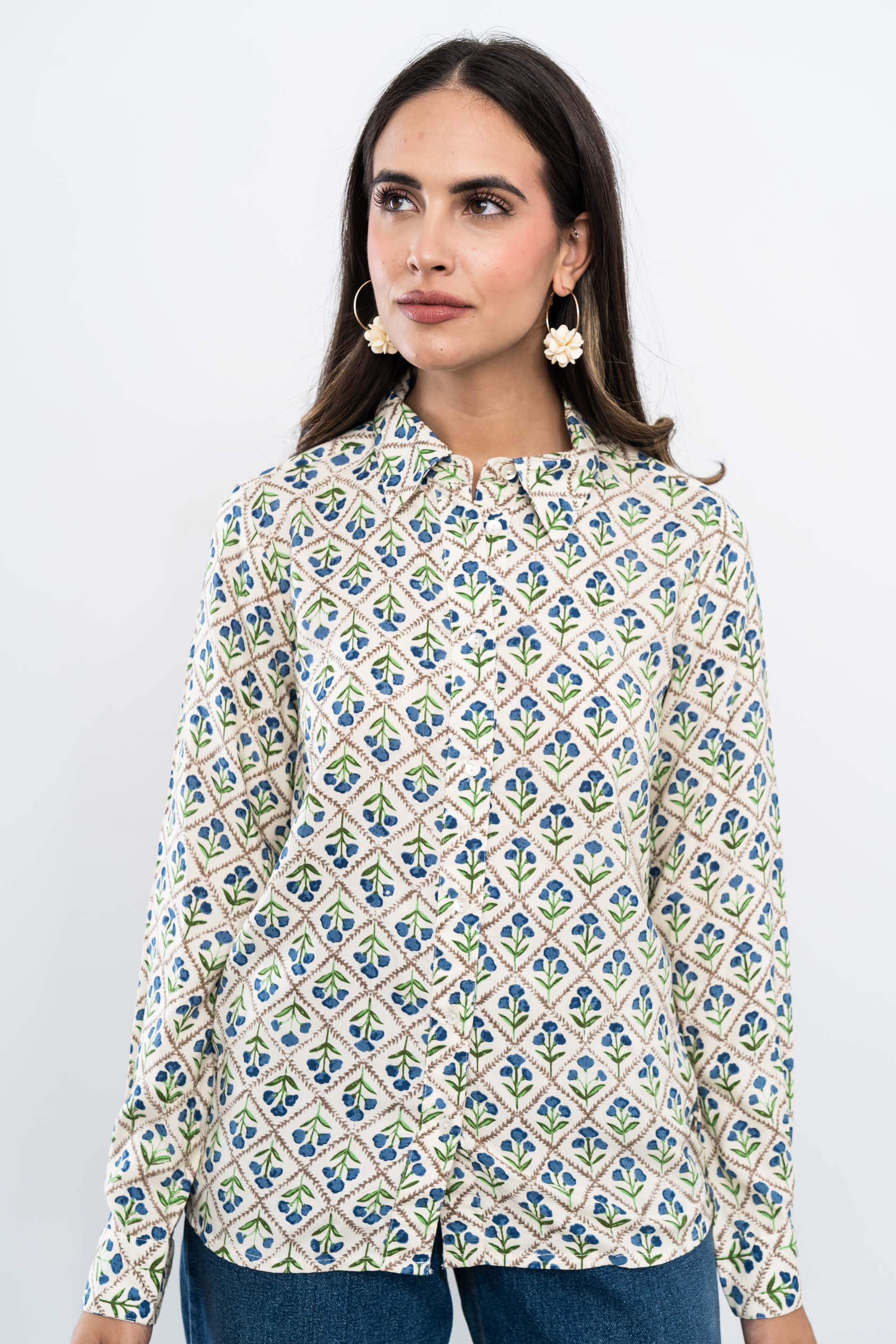 CAMISA ESTAMPADA RAMILLETE