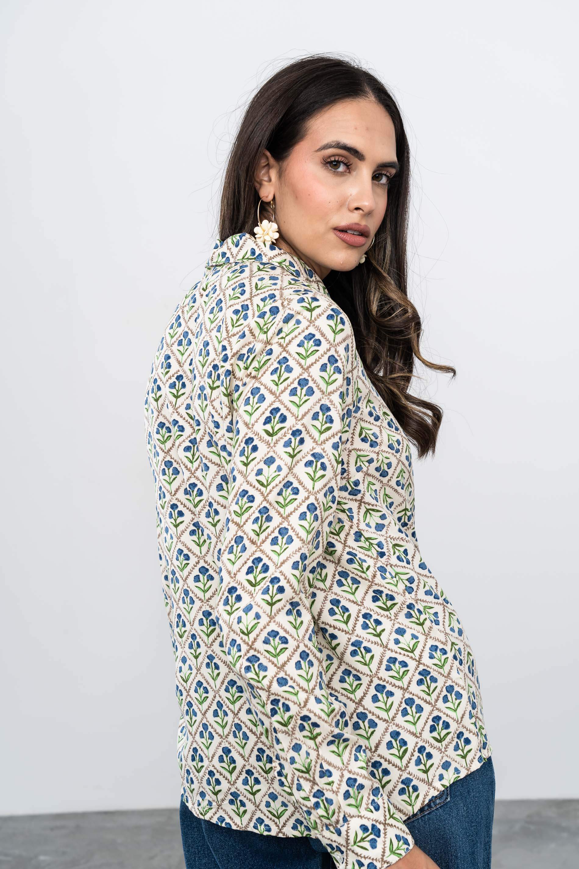 CAMISA ESTAMPADA RAMILLETE