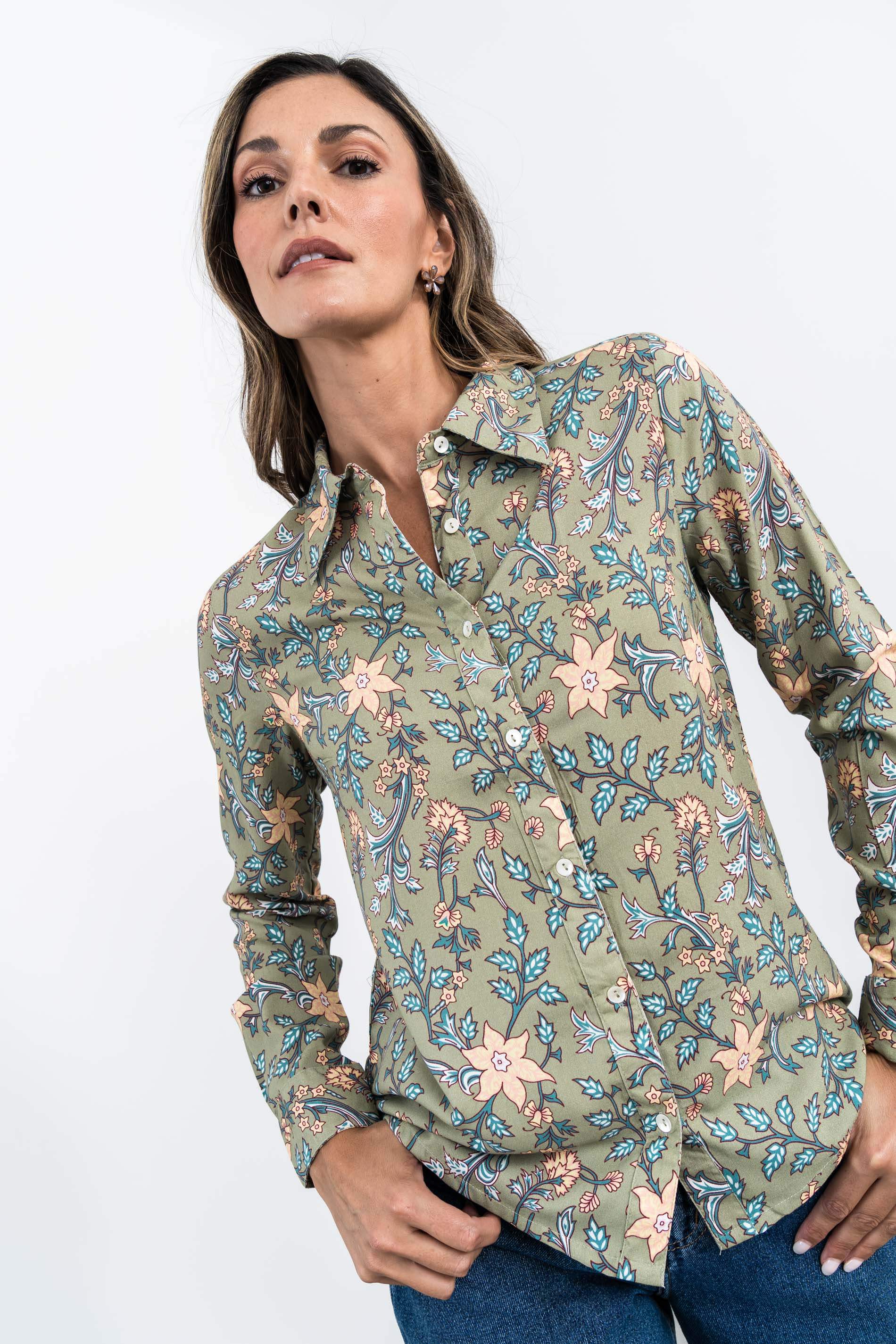 CAMISA ESTAMPADA FLOR