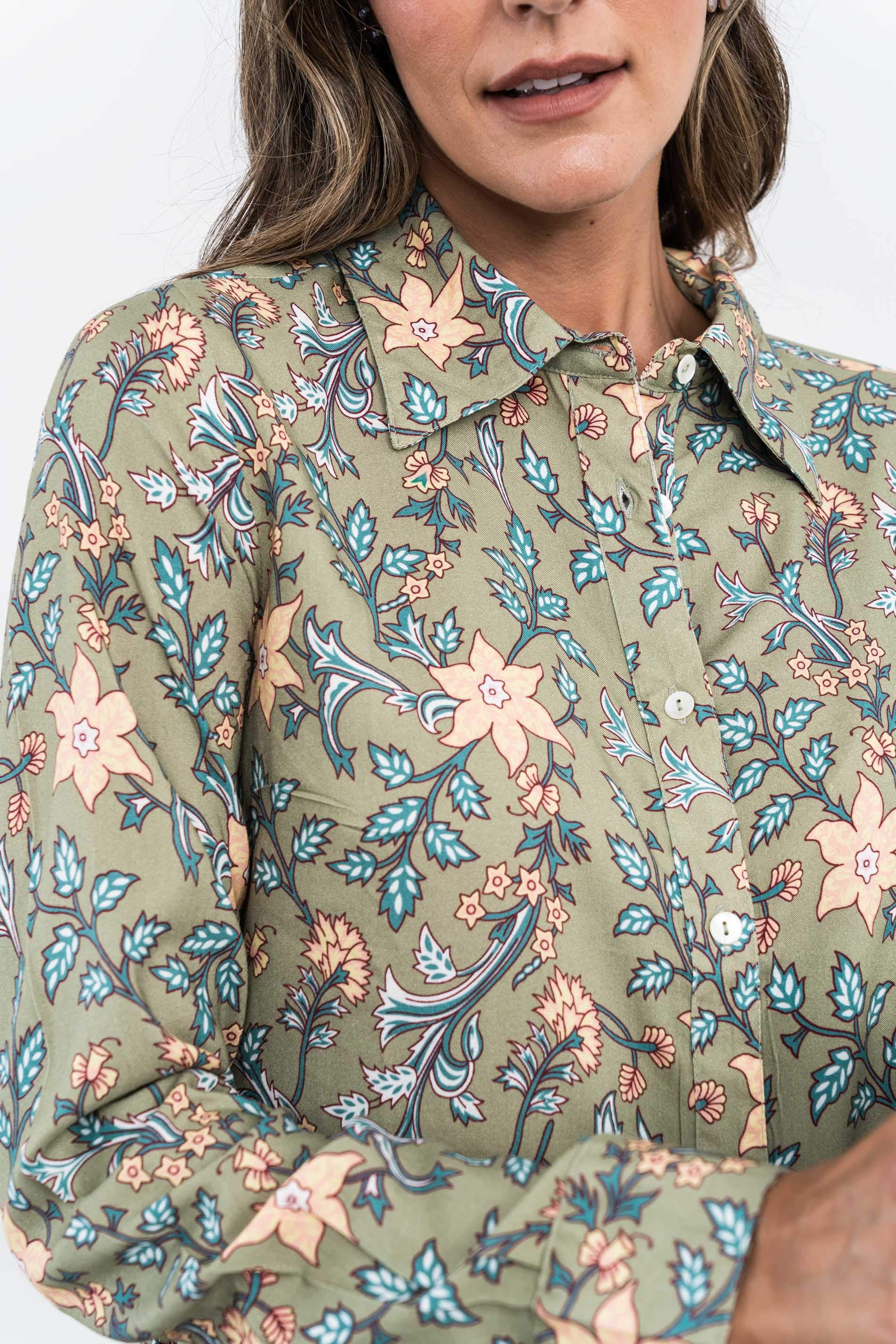 CAMISA ESTAMPADA FLOR