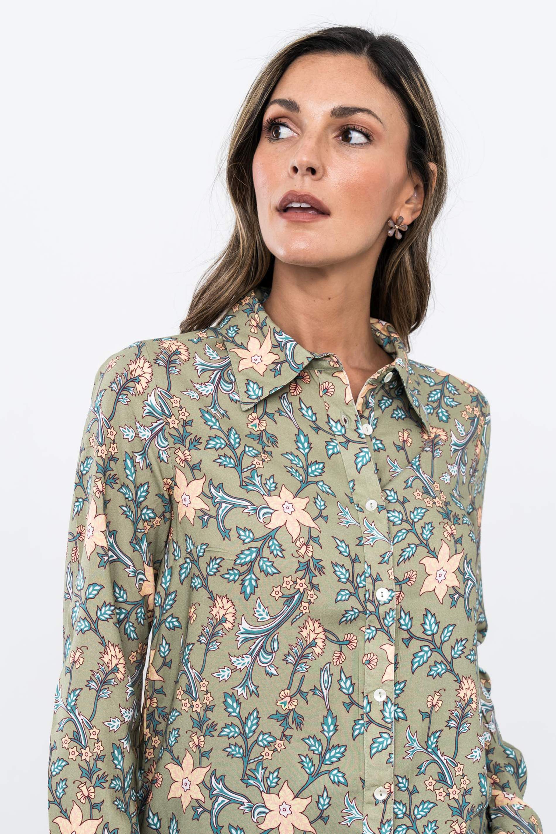 CAMISA ESTAMPADA FLOR