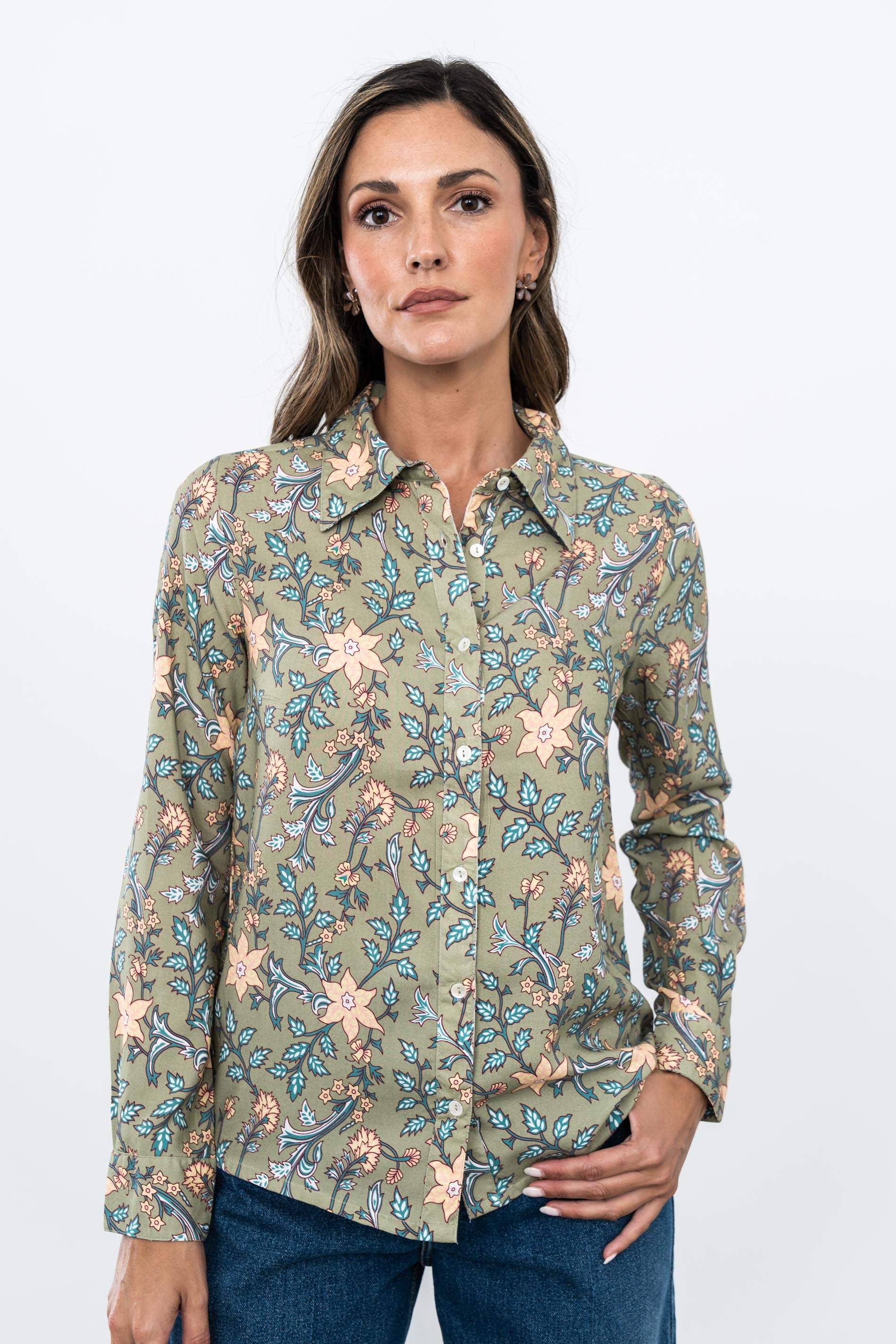 CAMISA ESTAMPADA FLOR
