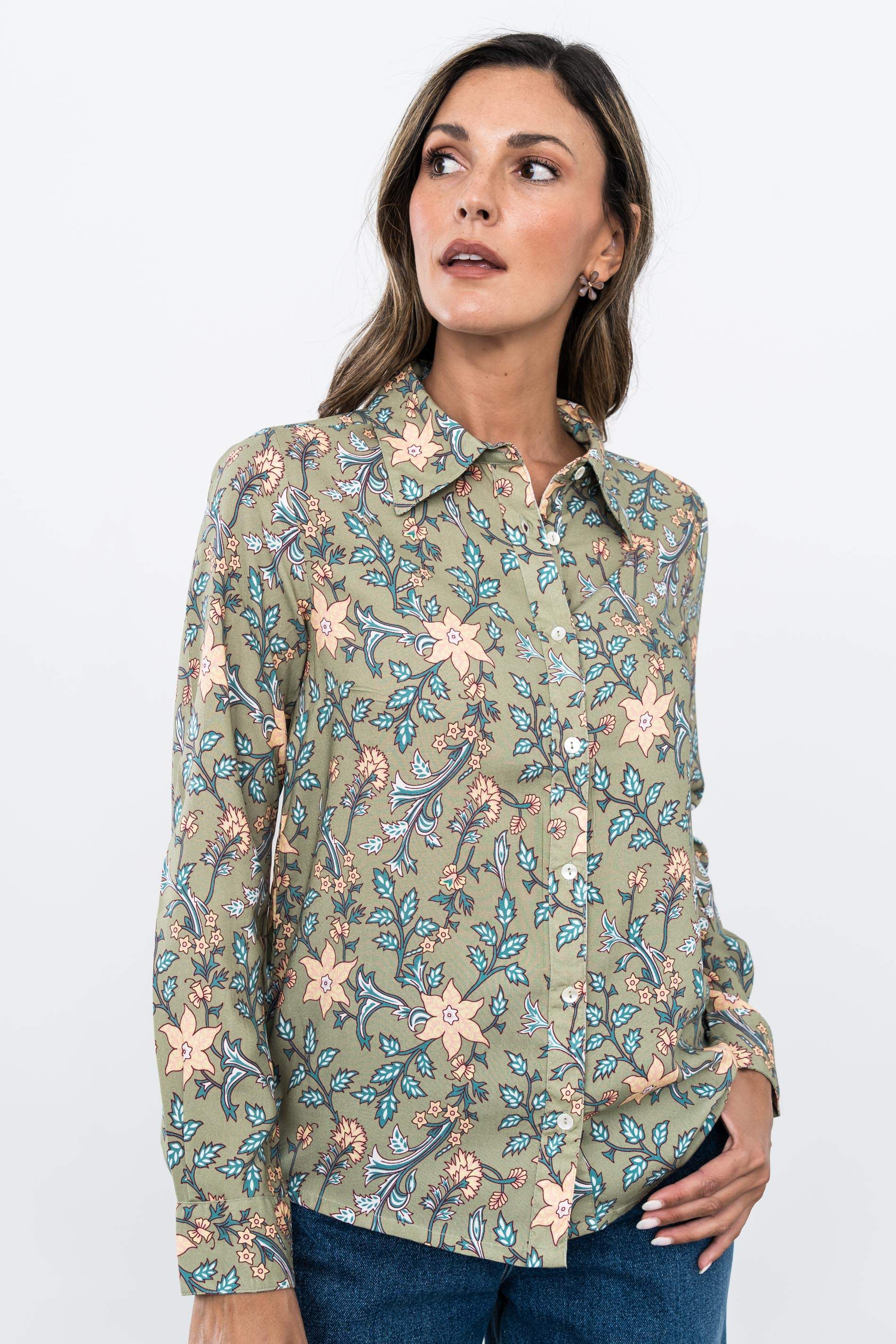 CAMISA ESTAMPADA FLOR