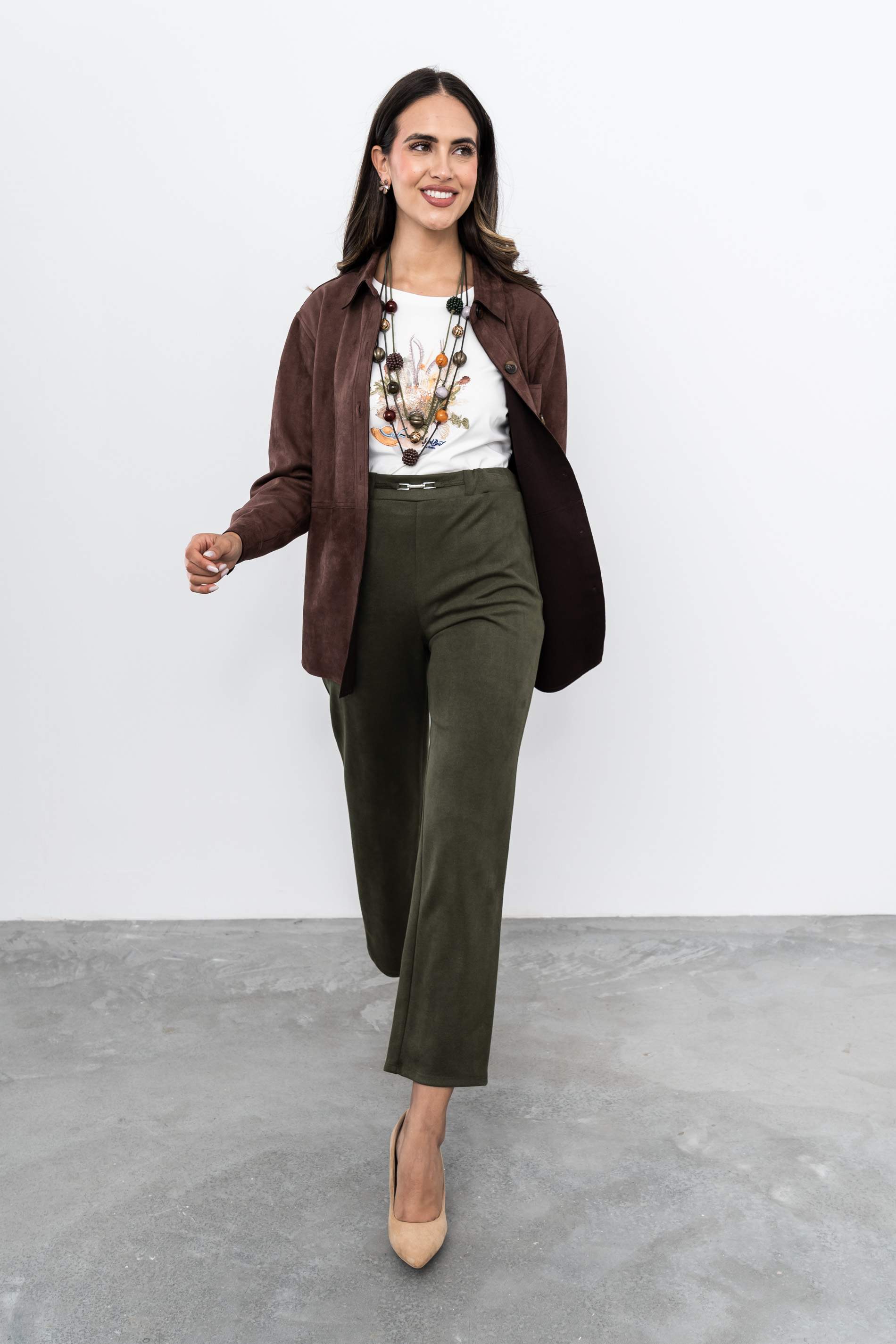 SOBRECAMISA EFECTO ANTE CHOCOLATE