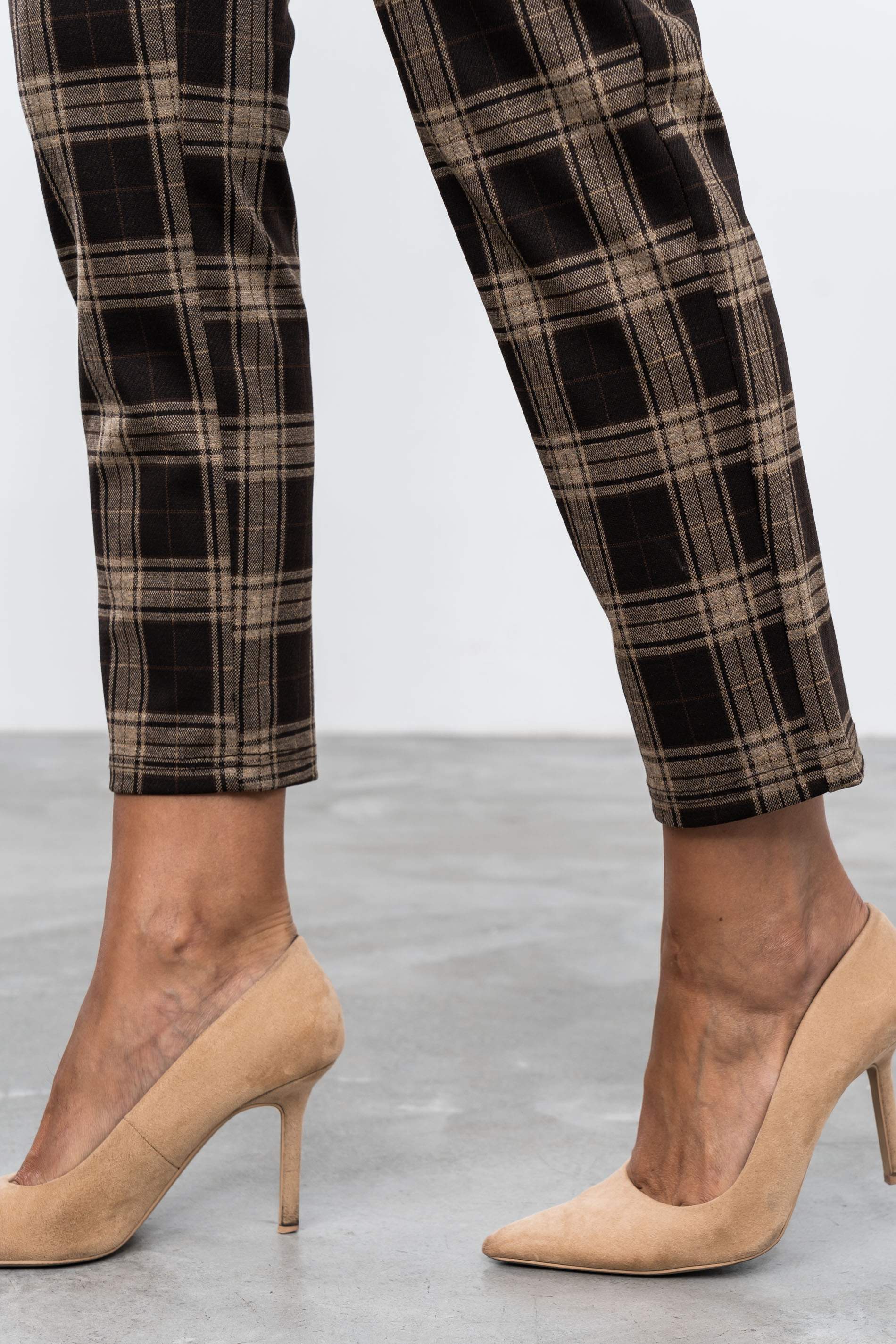 PANTALON CUADRO CHOCOLATE
