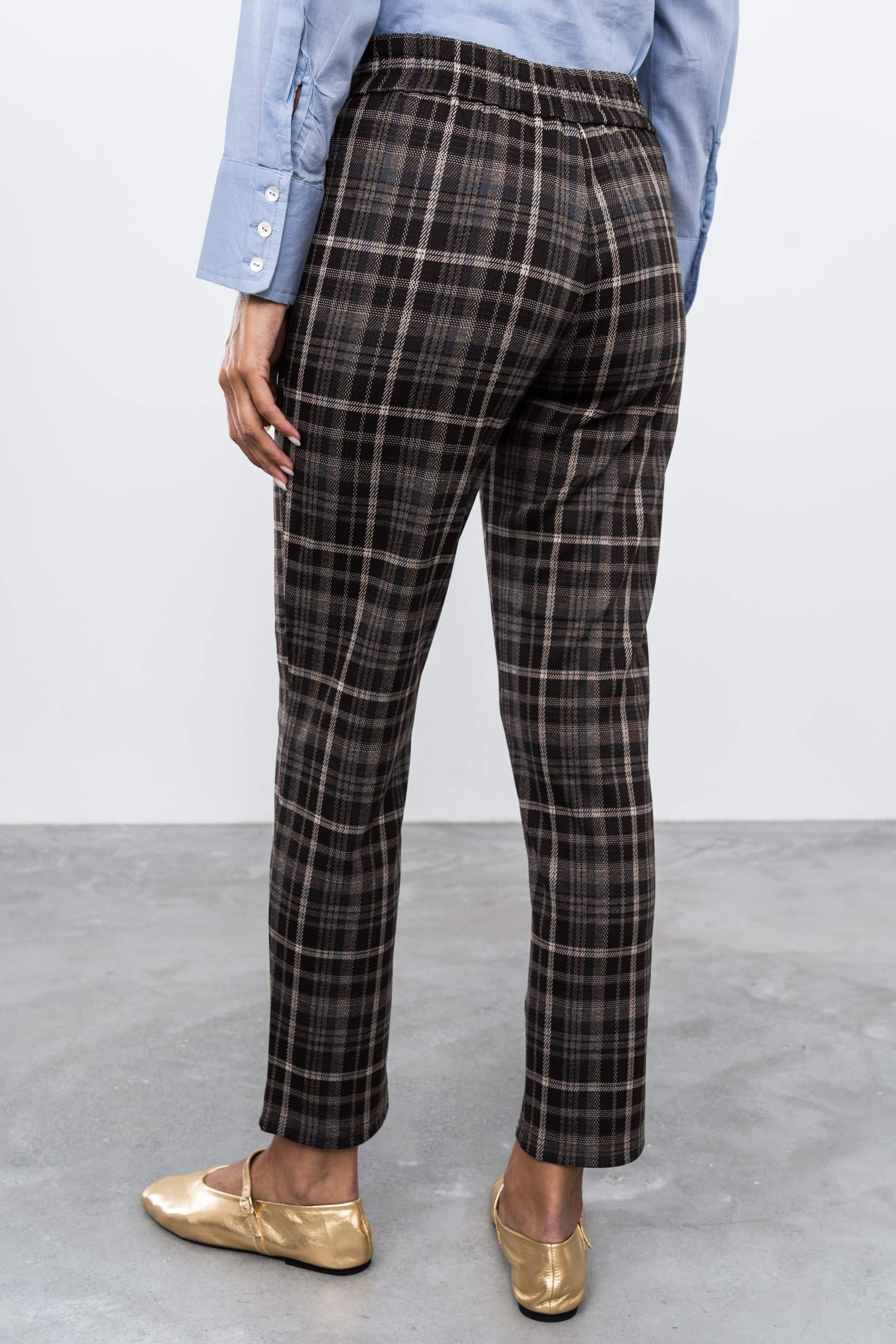 PANTALON CUADRO MARRÓN