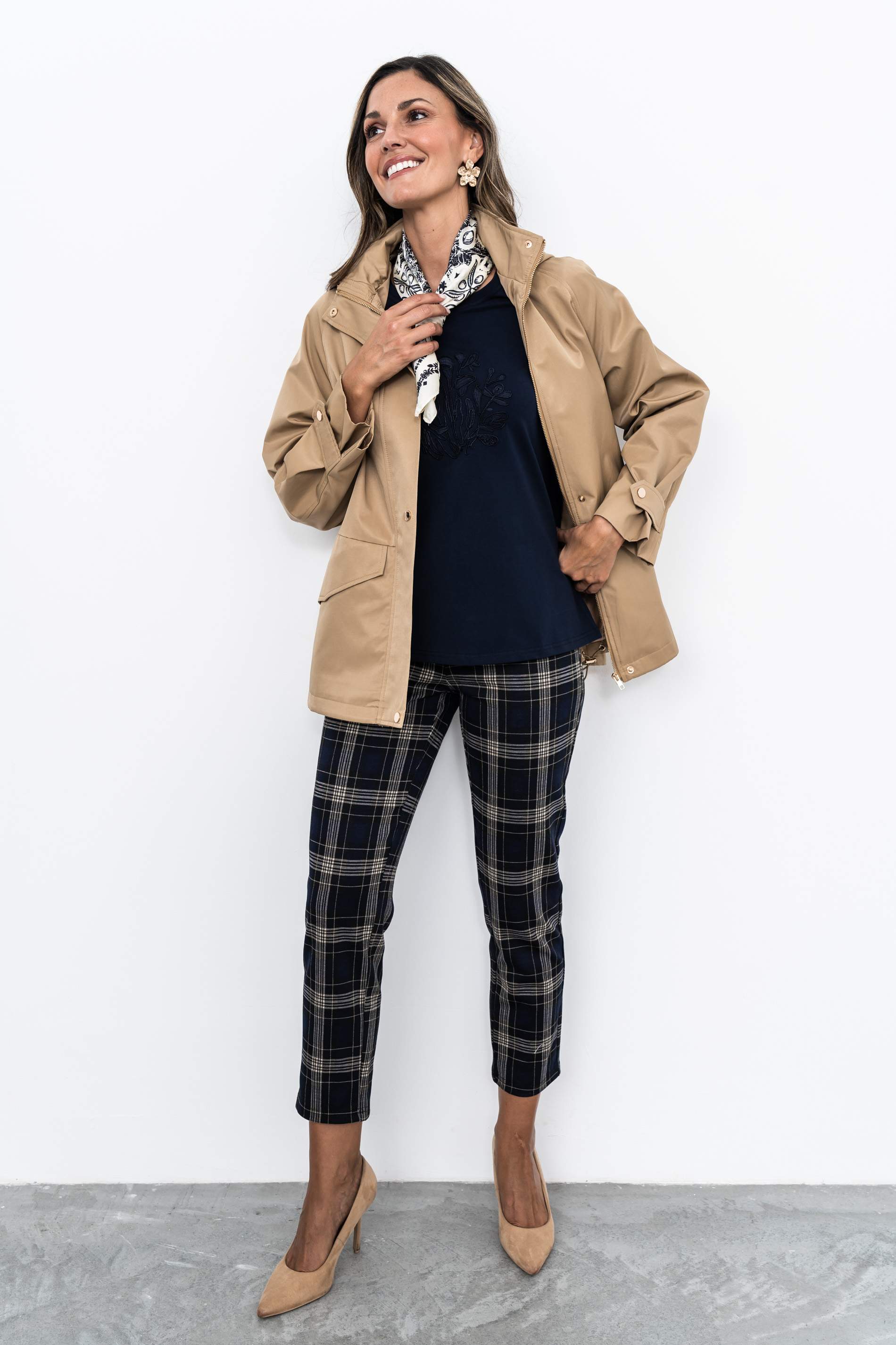 PANTALON CUADRO MARINO