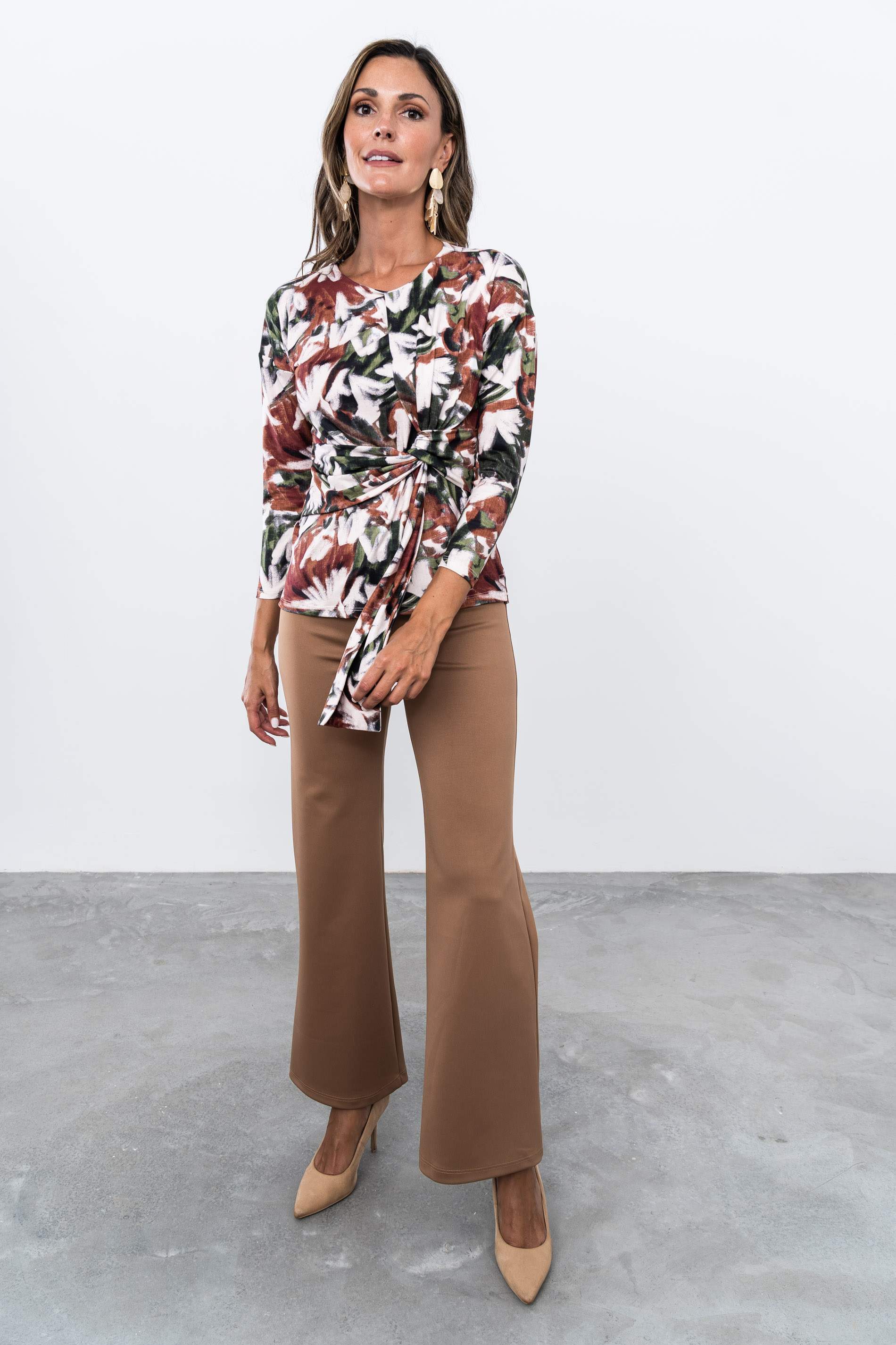 PANTALON RECTO CAMEL