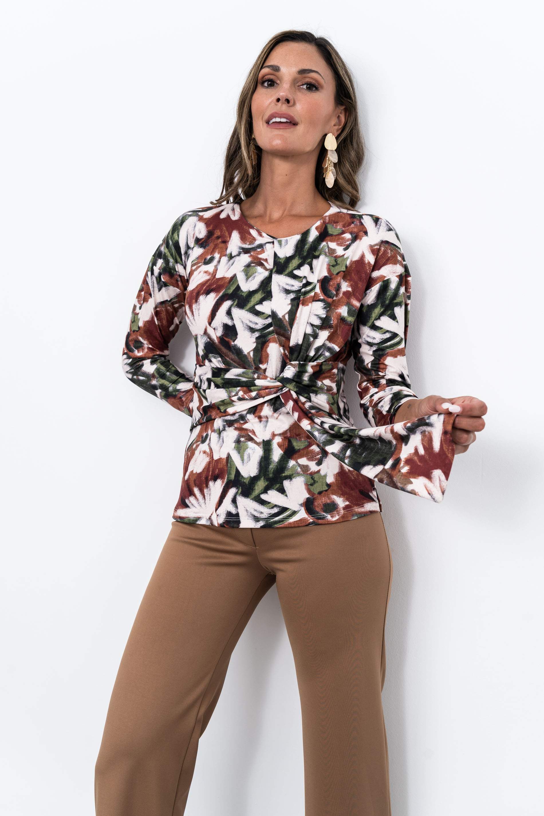 PANTALON RECTO CAMEL