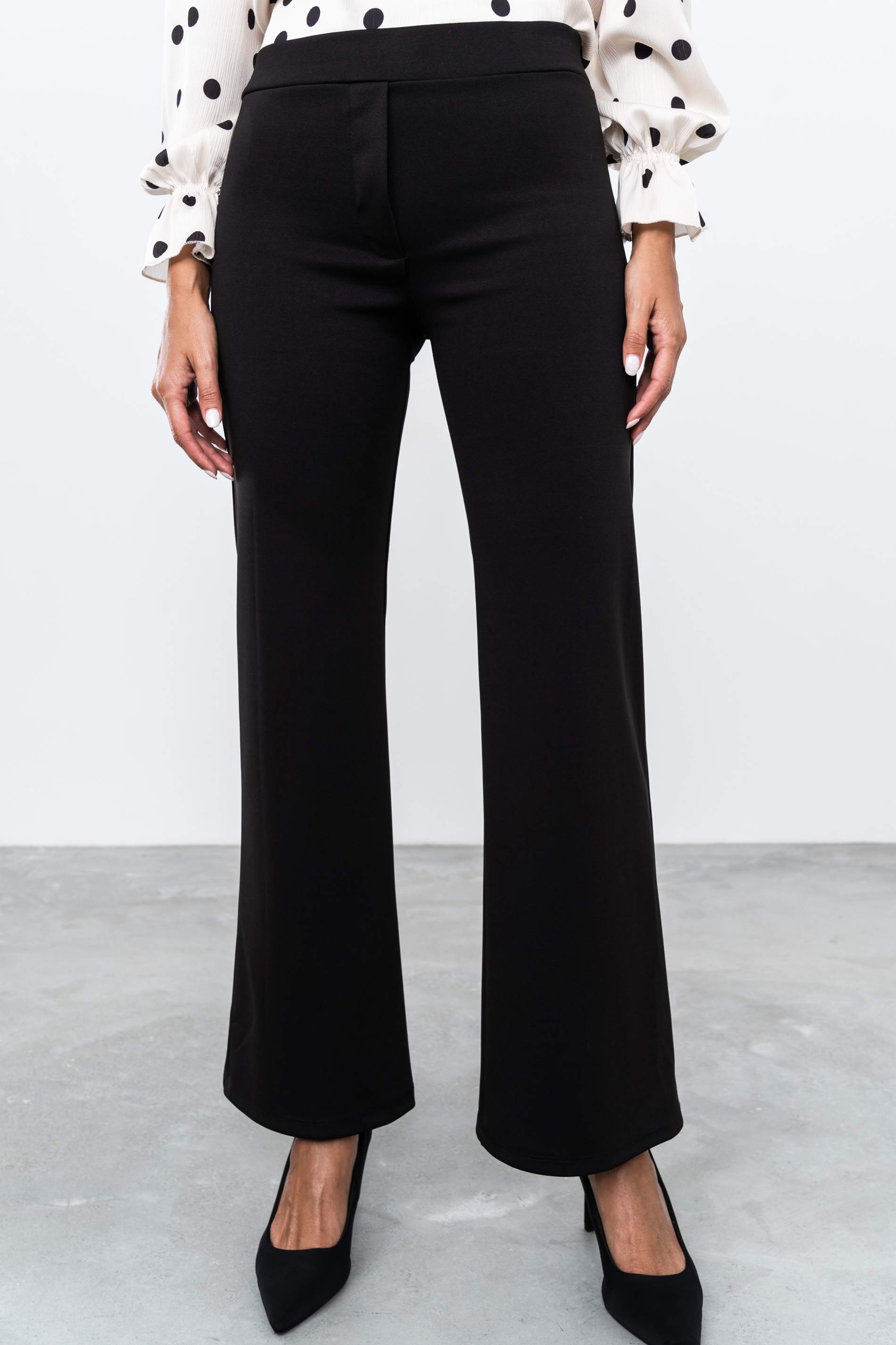 PANTALON RECTO NEGRO