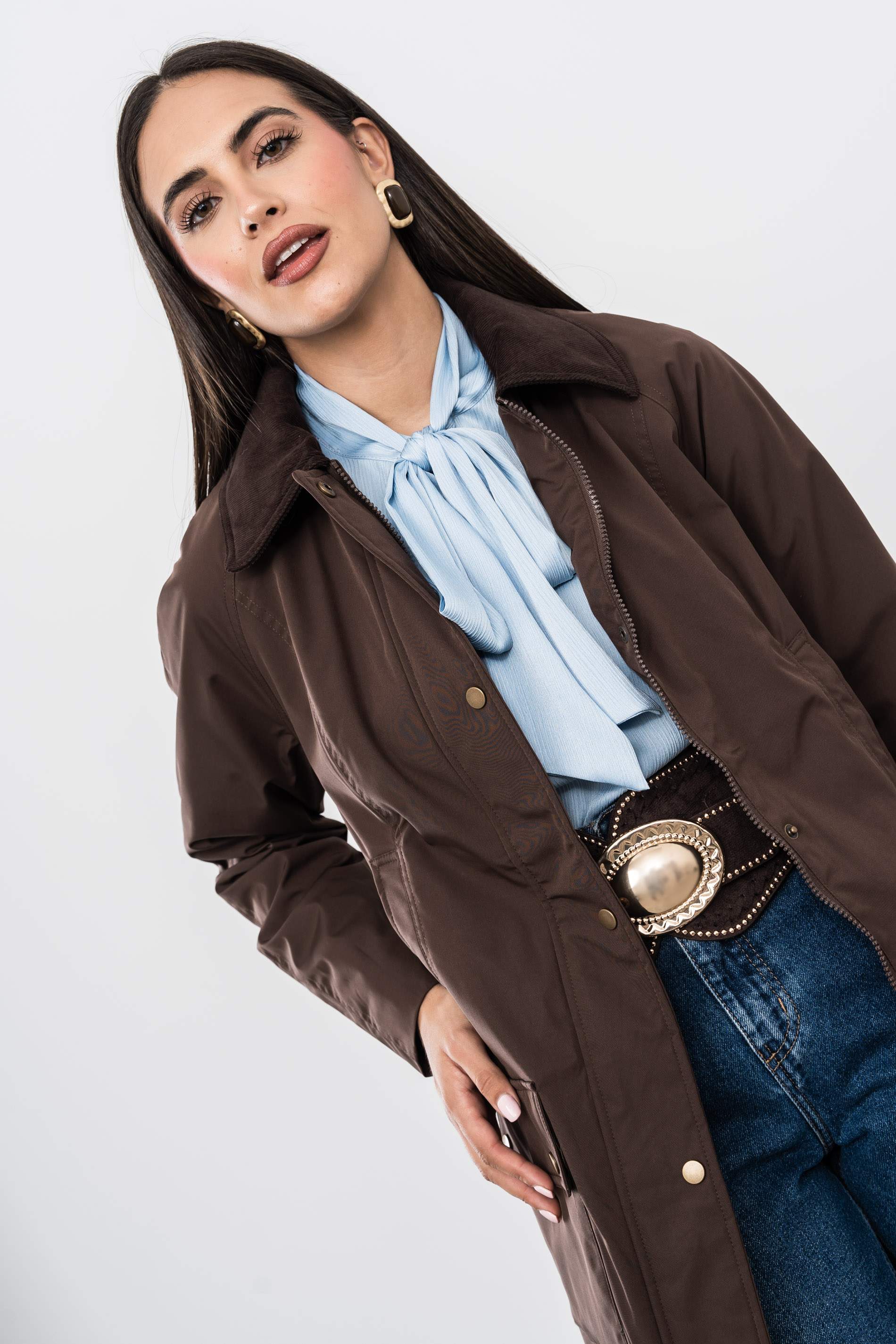 PARKA BOLSILLOS DETALLES PANA