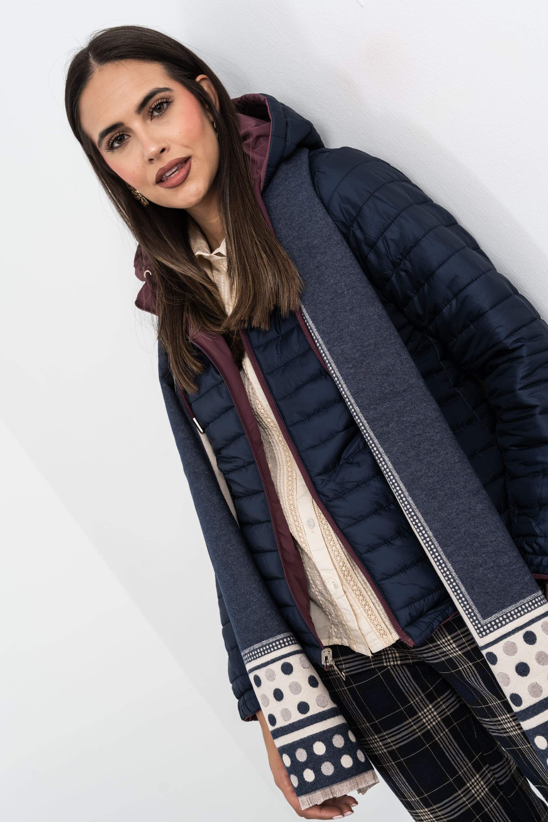 PARKA REVERSIBLE BICOLOR