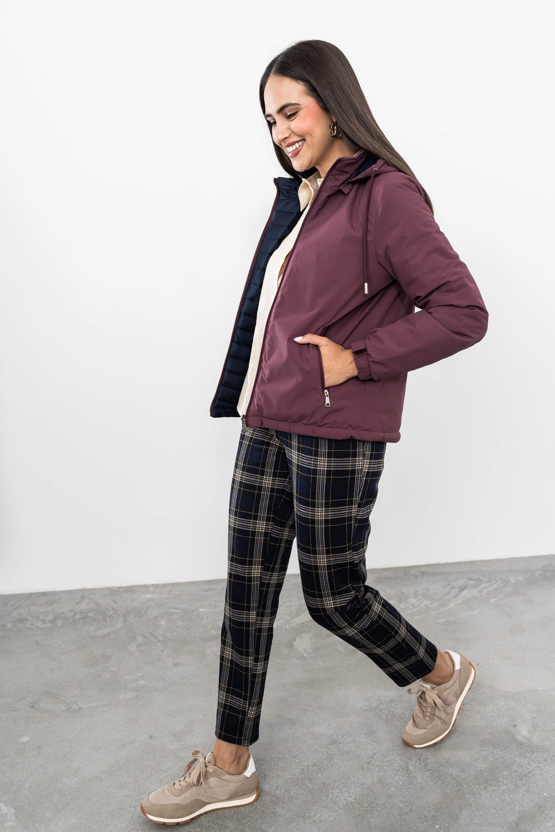 PARKA REVERSIBLE BICOLOR