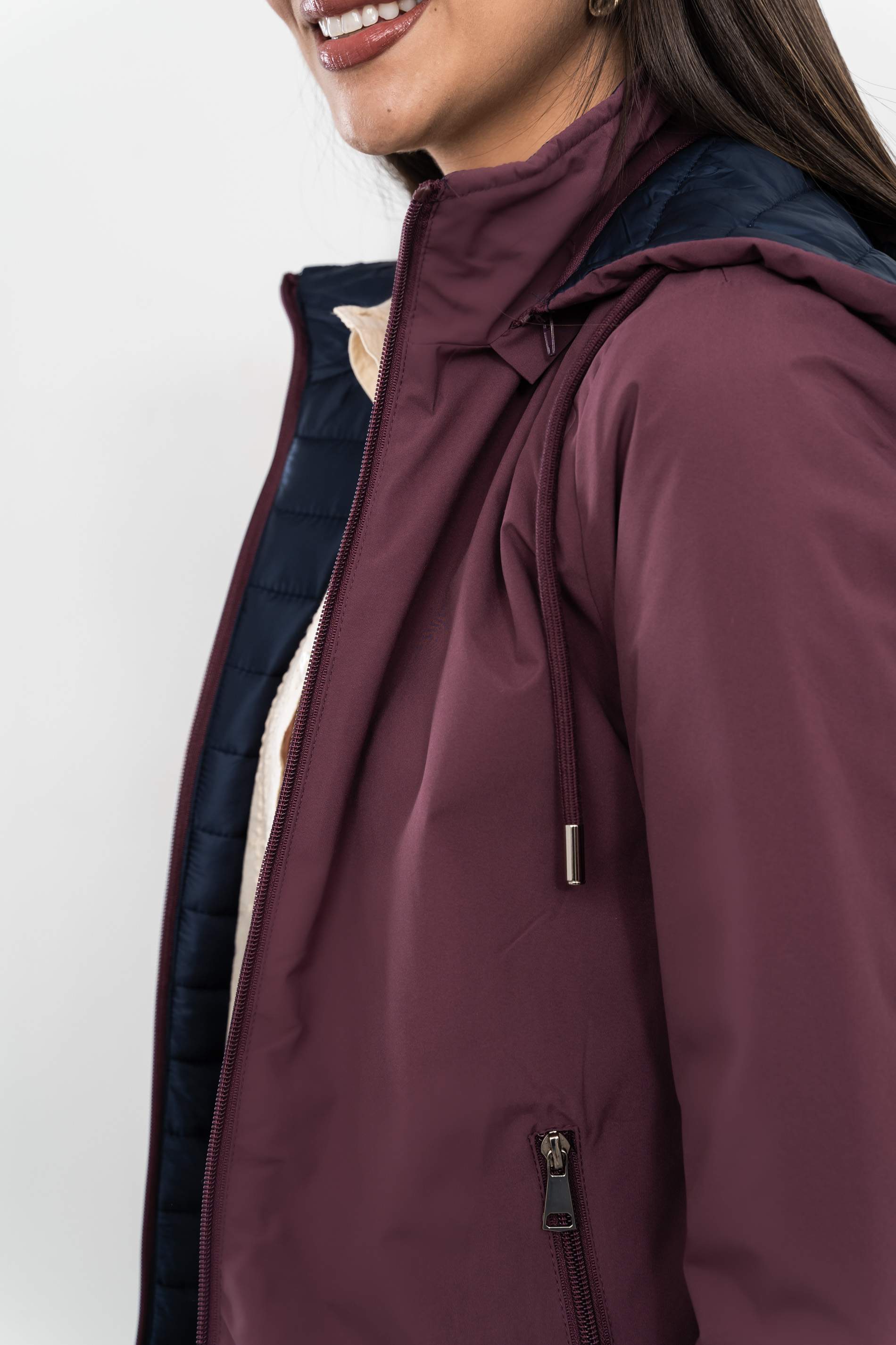PARKA REVERSIBLE BICOLOR