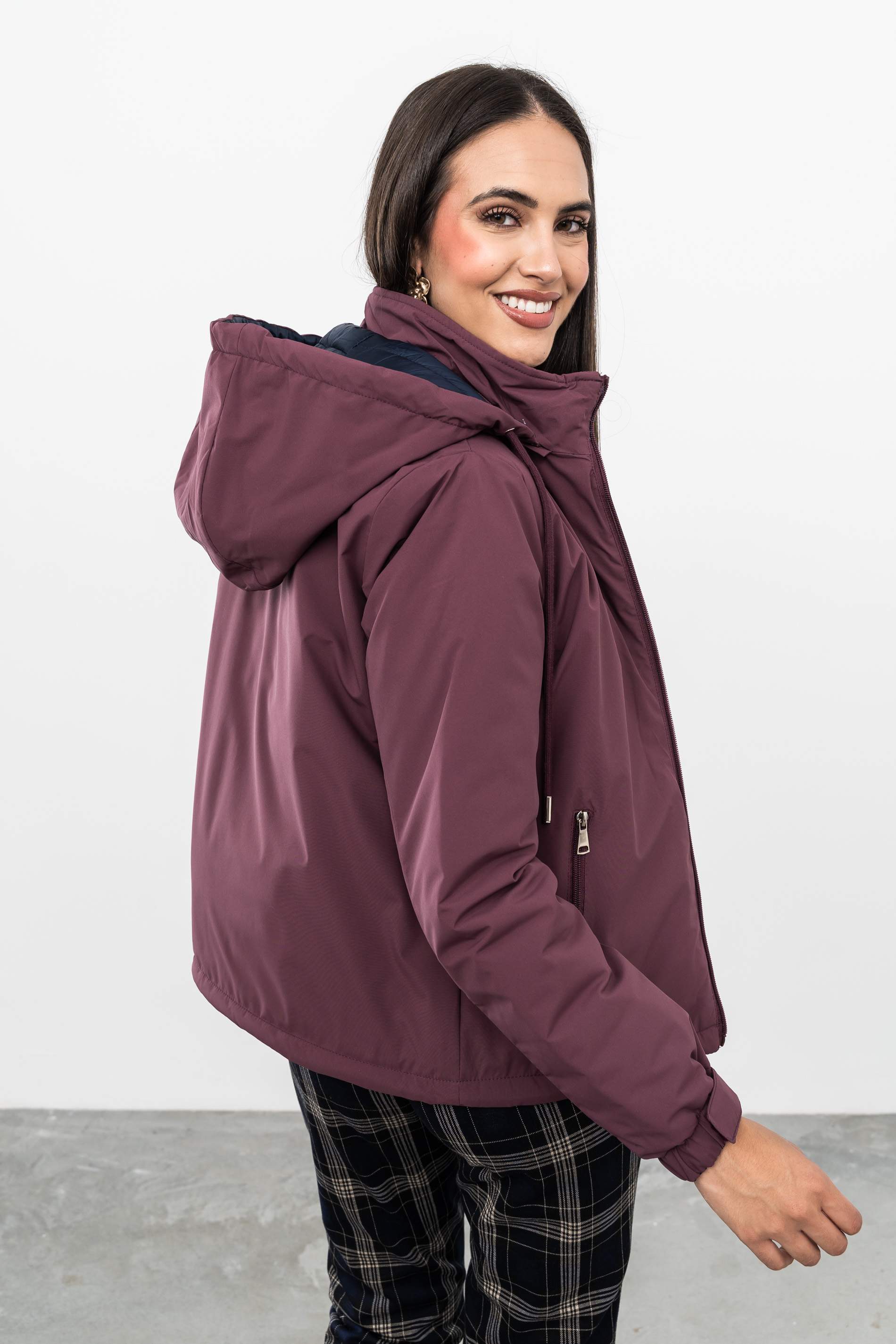 PARKA REVERSIBLE BICOLOR