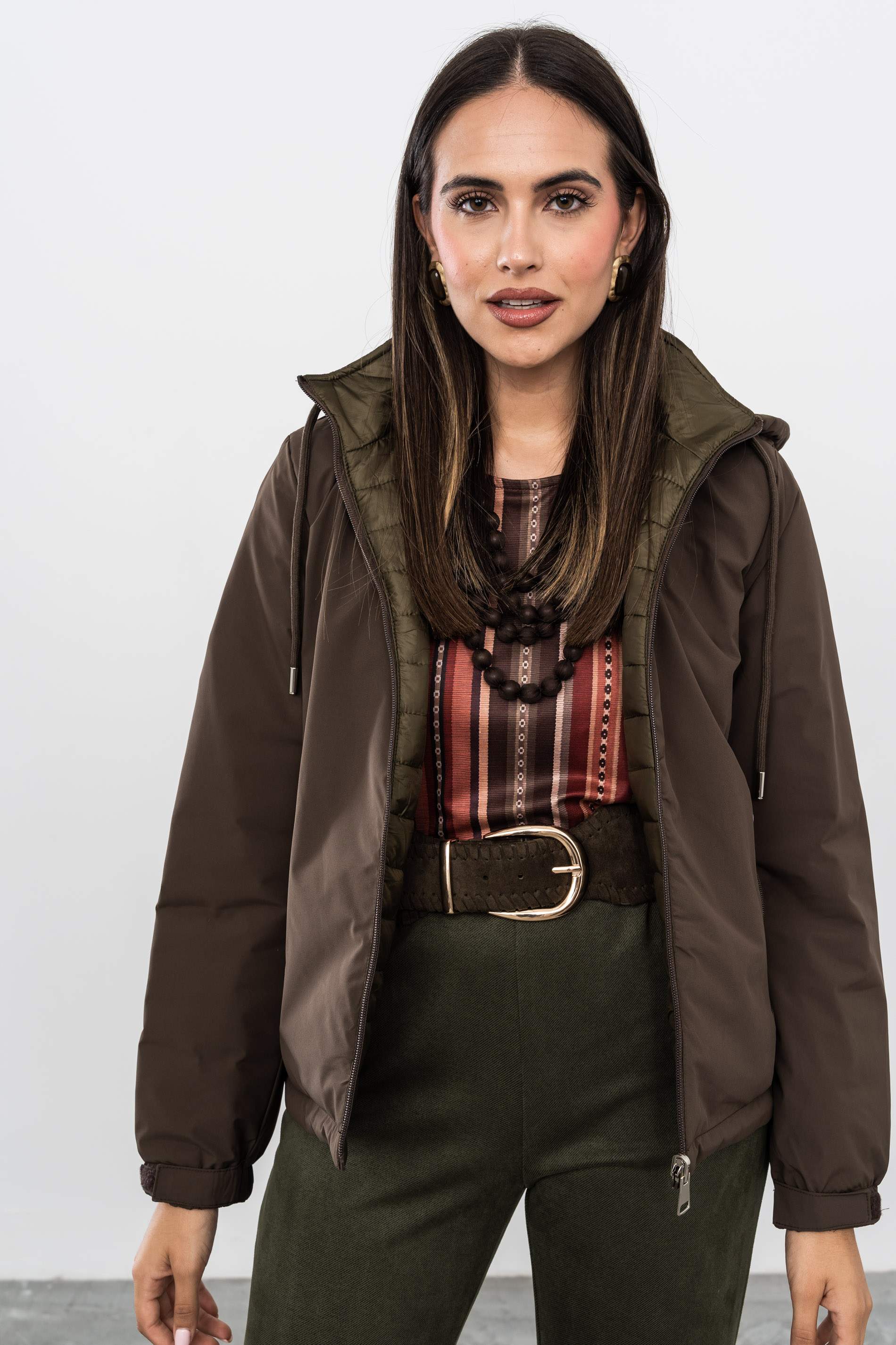 PARKA REVERSIBLE BICOLOR