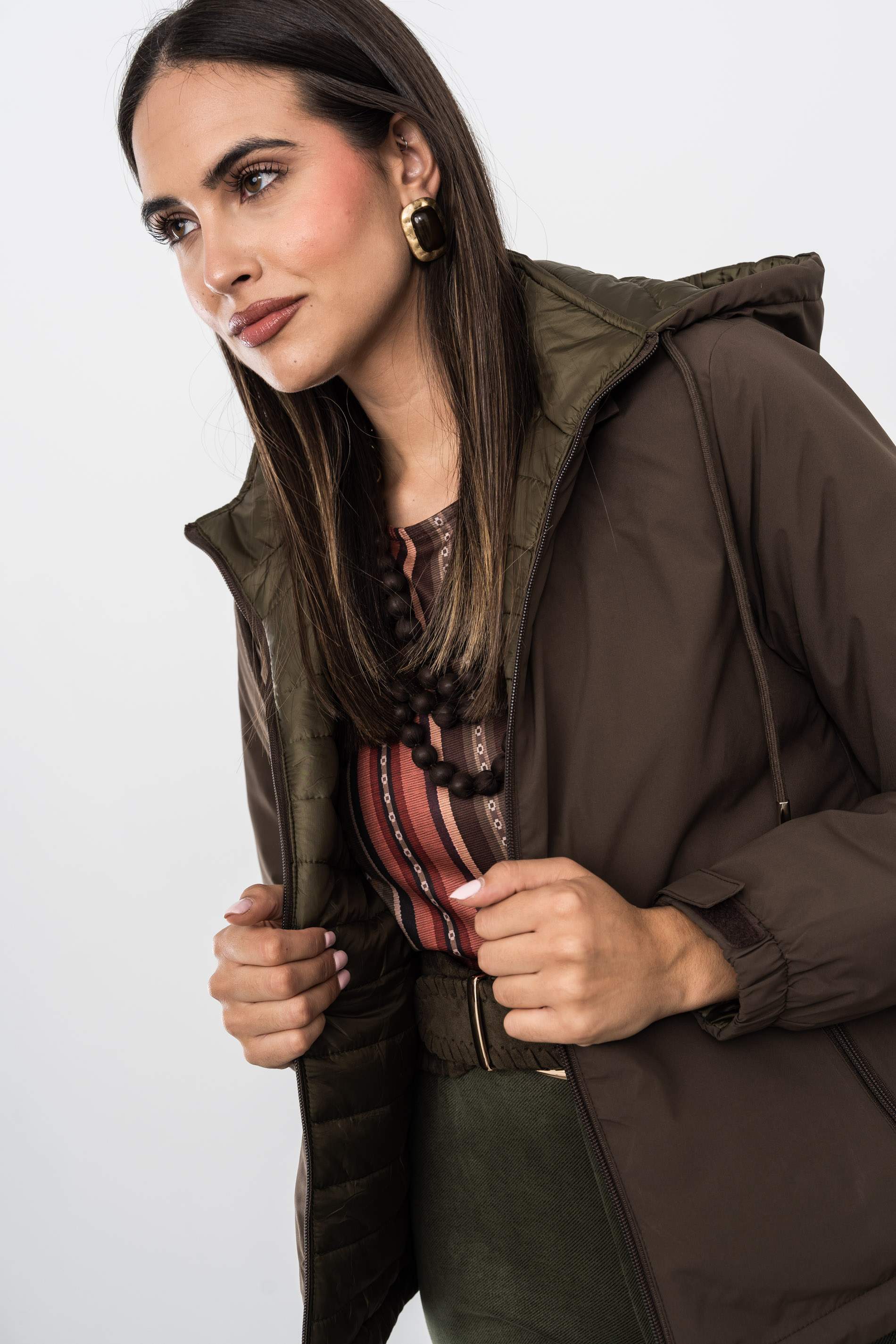 PARKA REVERSIBLE BICOLOR