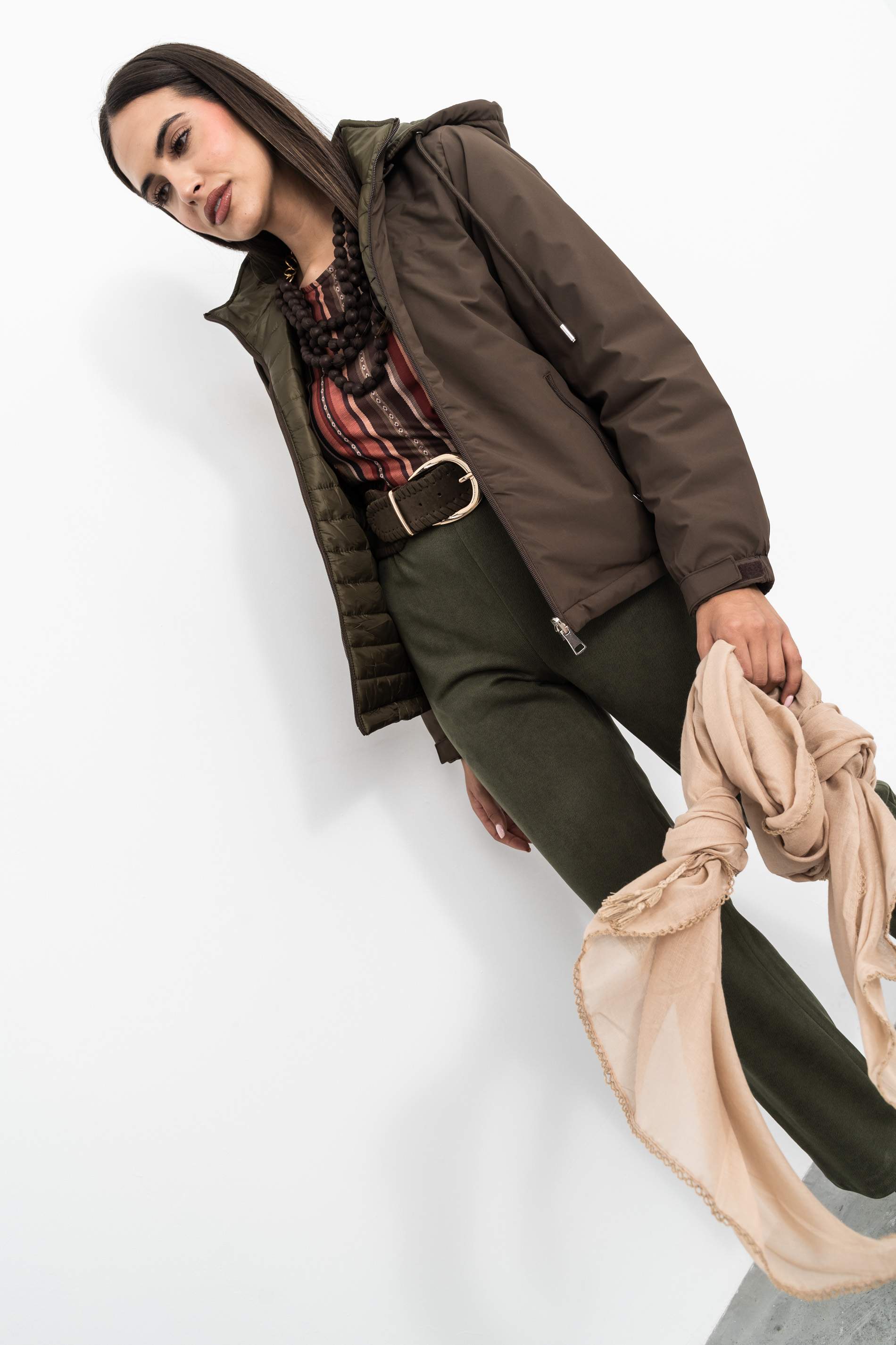 PARKA REVERSIBLE BICOLOR