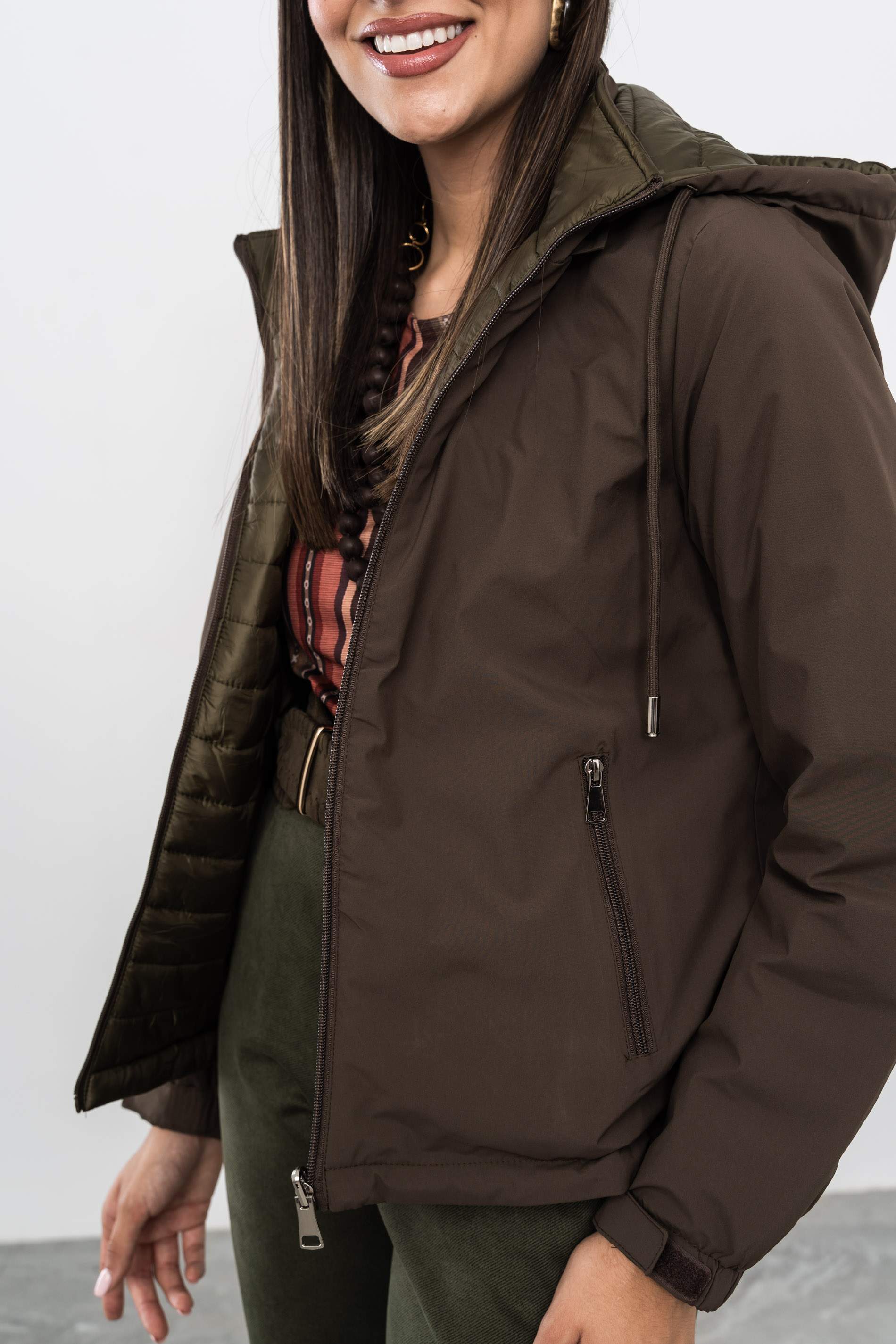 PARKA REVERSIBLE BICOLOR
